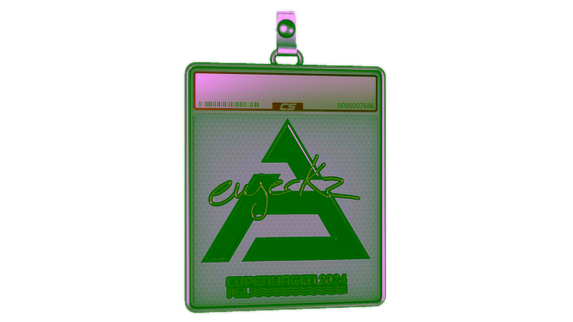 Display for Sticker Slab | ewjerkz (Gold) | Copenhagen 2024