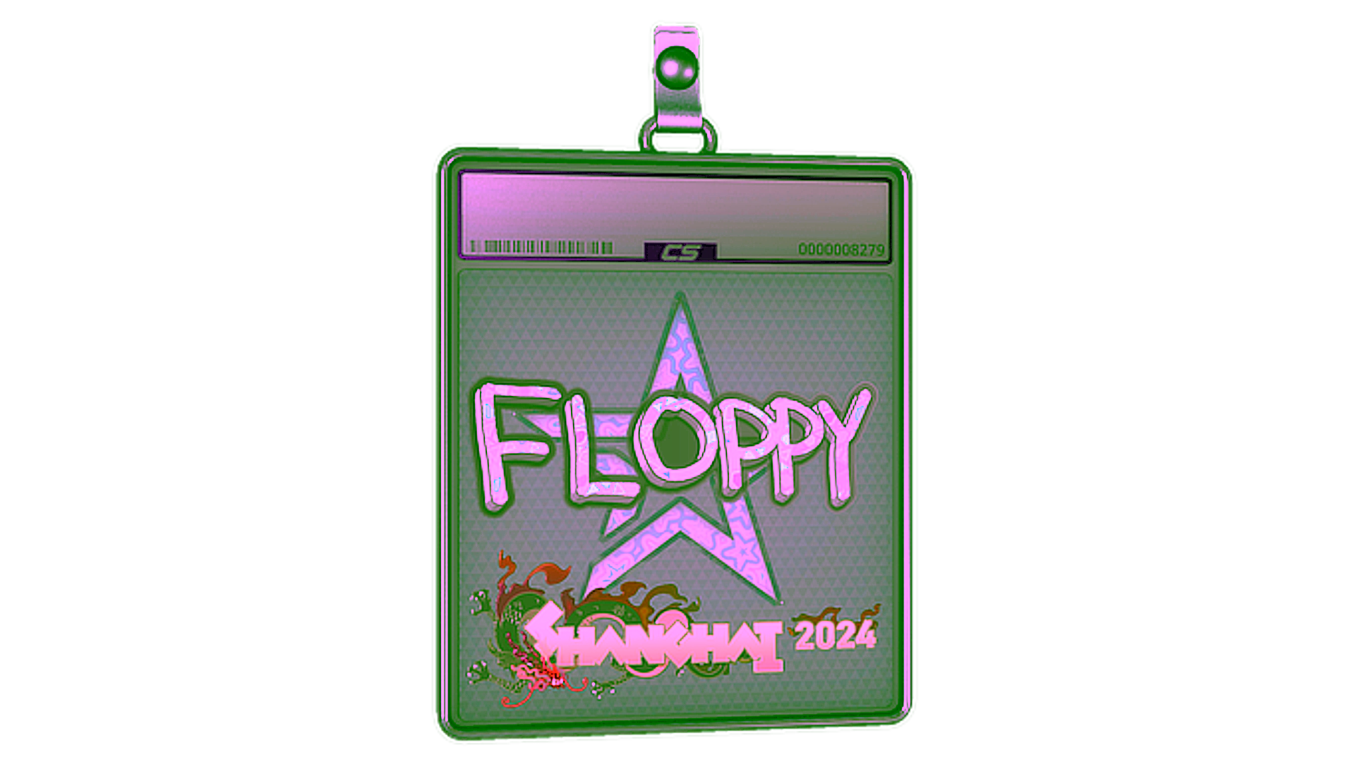Display for Sticker Slab | floppy (Holo) | Shanghai 2024