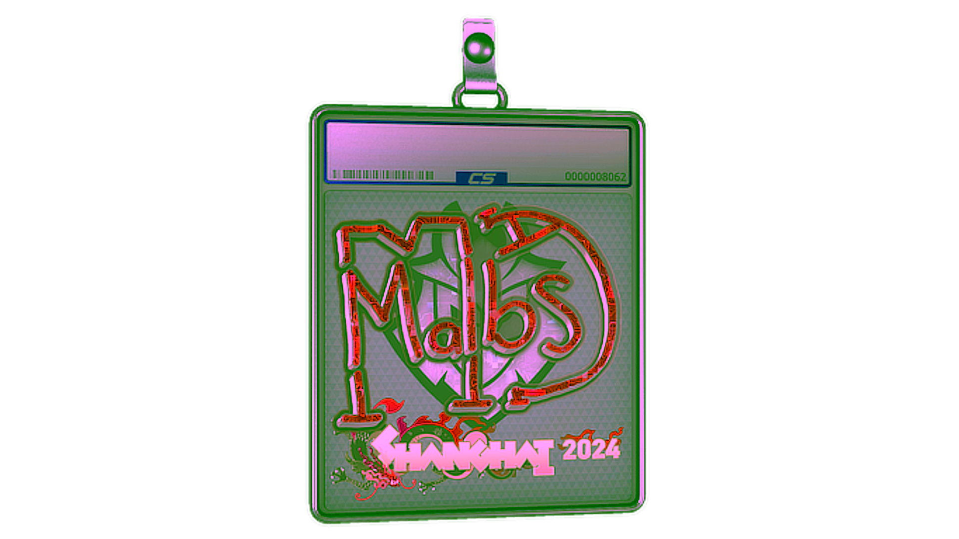 Exibição para Sticker Slab | malbsMd (Glitter) | Shanghai 2024