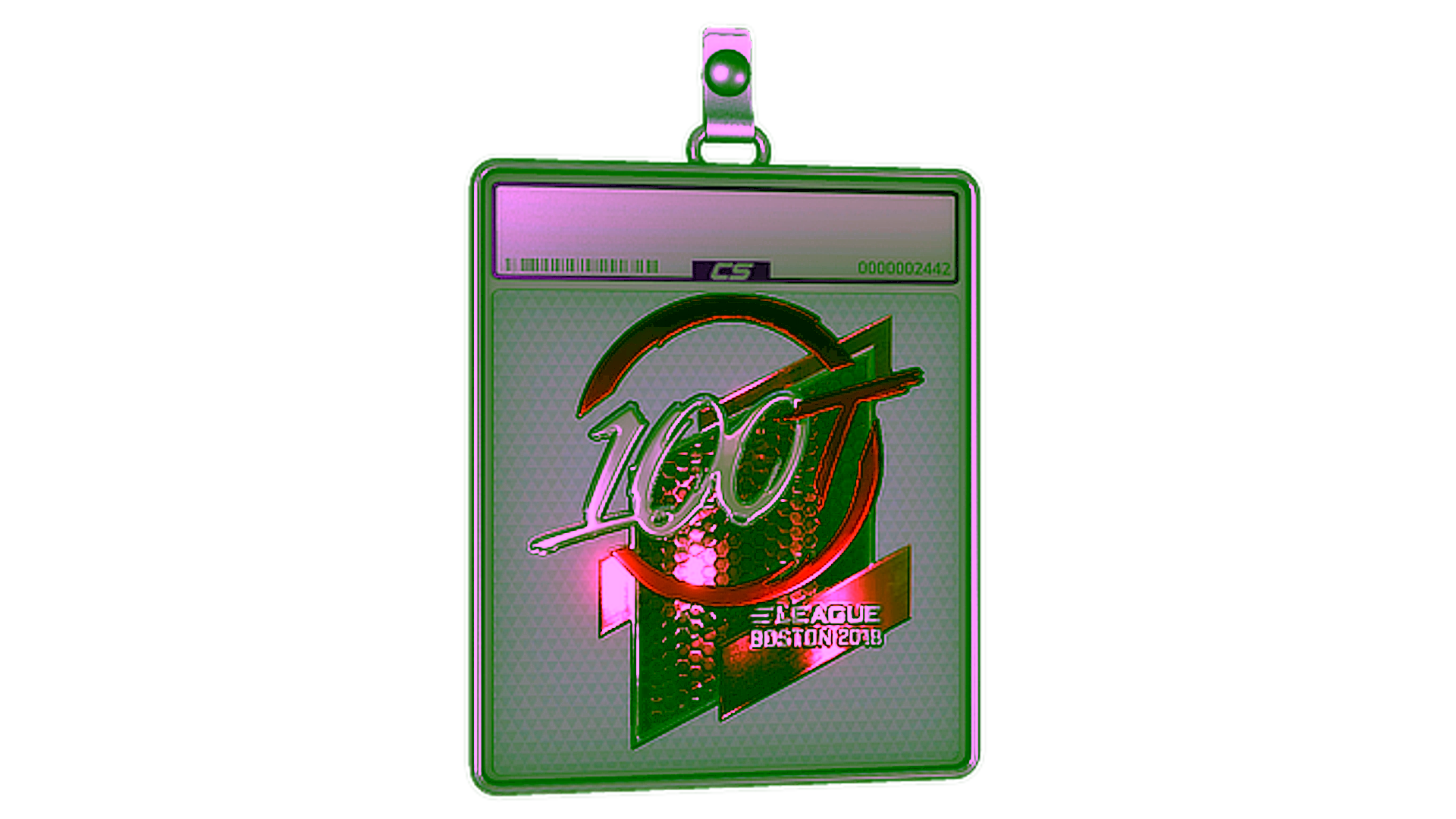 Display for Sticker Slab | 100 Thieves (Foil) | Boston 2018