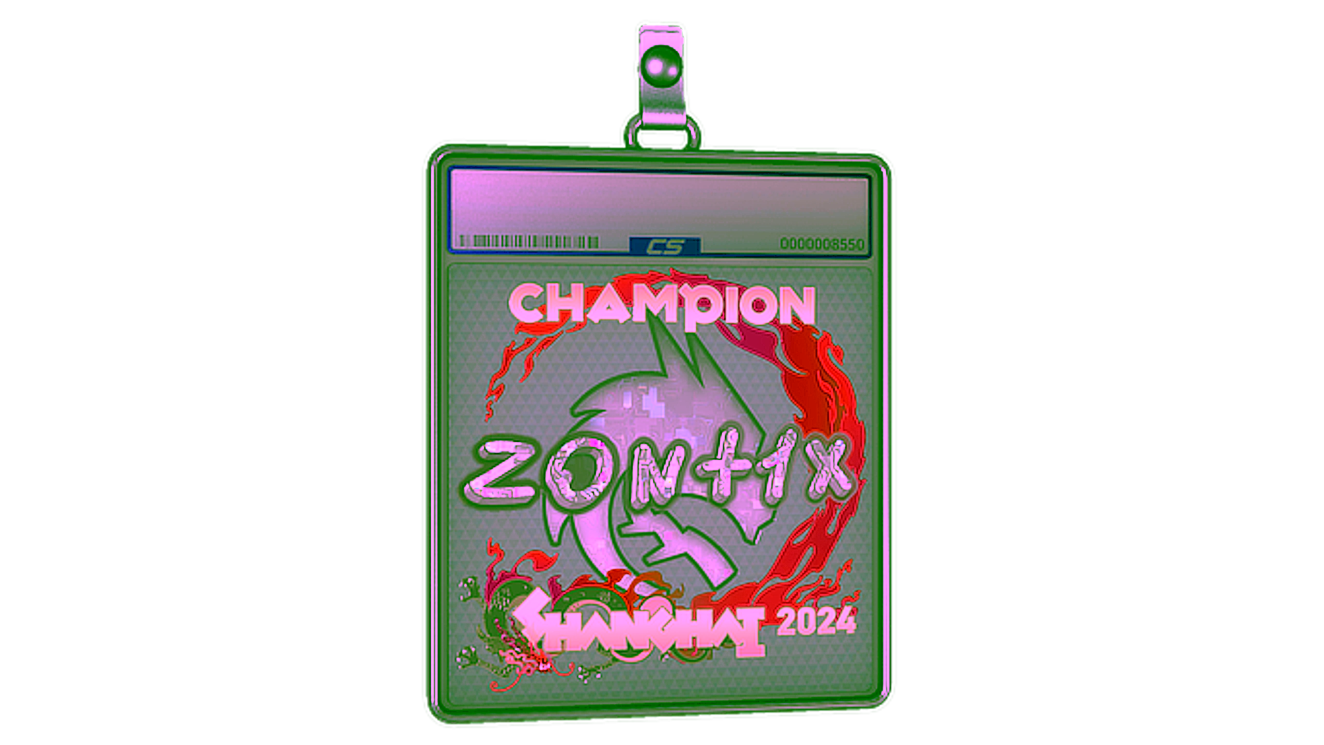 Display for Sticker Slab | zont1x (Glitter, Champion) | Shanghai 2024