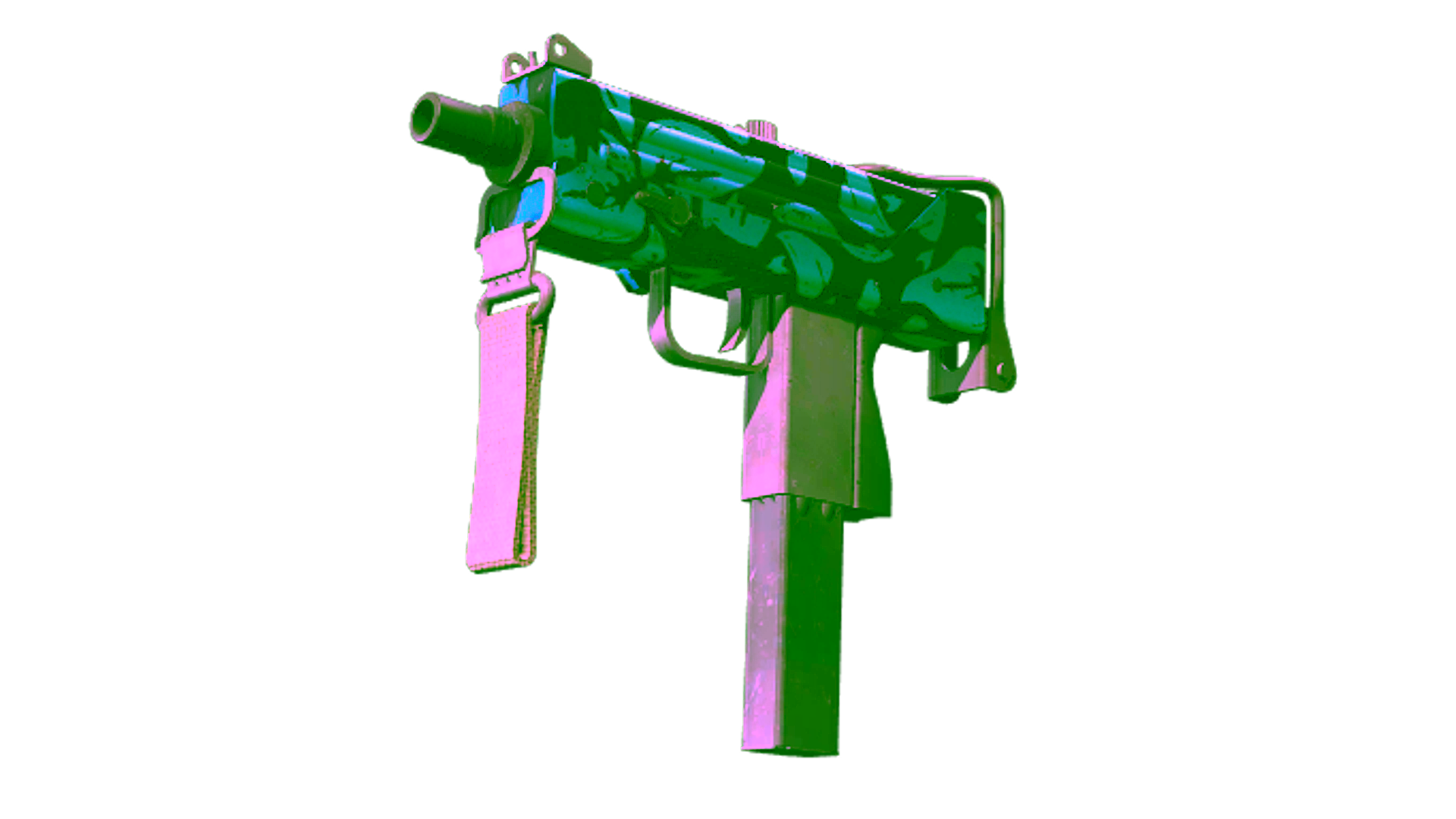 Display for MAC-10 | Oceanic (Well-Worn)
