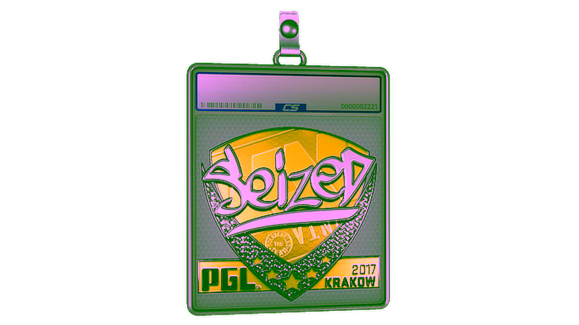 Visar för Sticker Slab | seized (Foil) | Krakow 2017