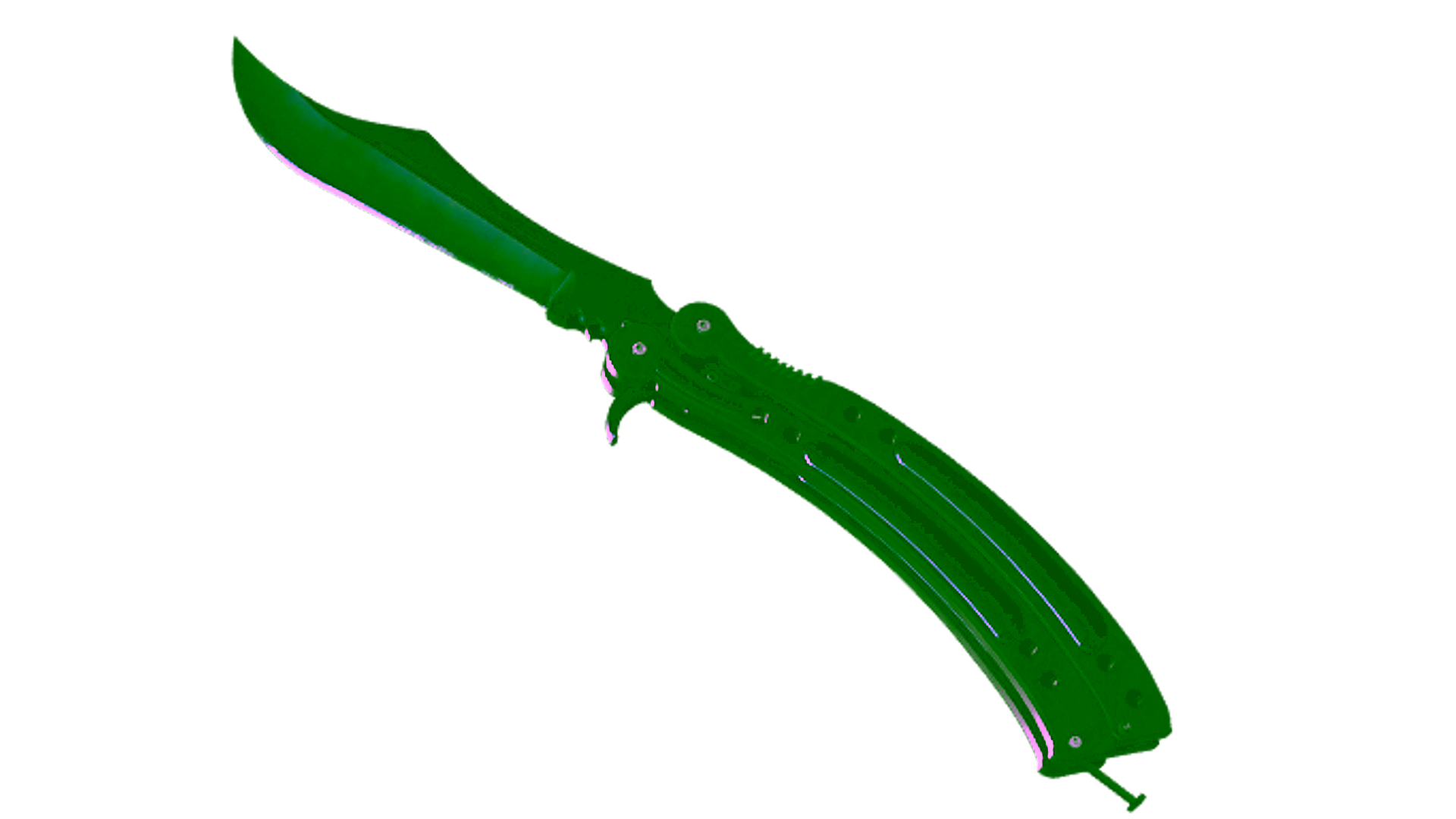 Display for ★ StatTrak™ Butterfly Knife | Blue Steel (Battle-Scarred)