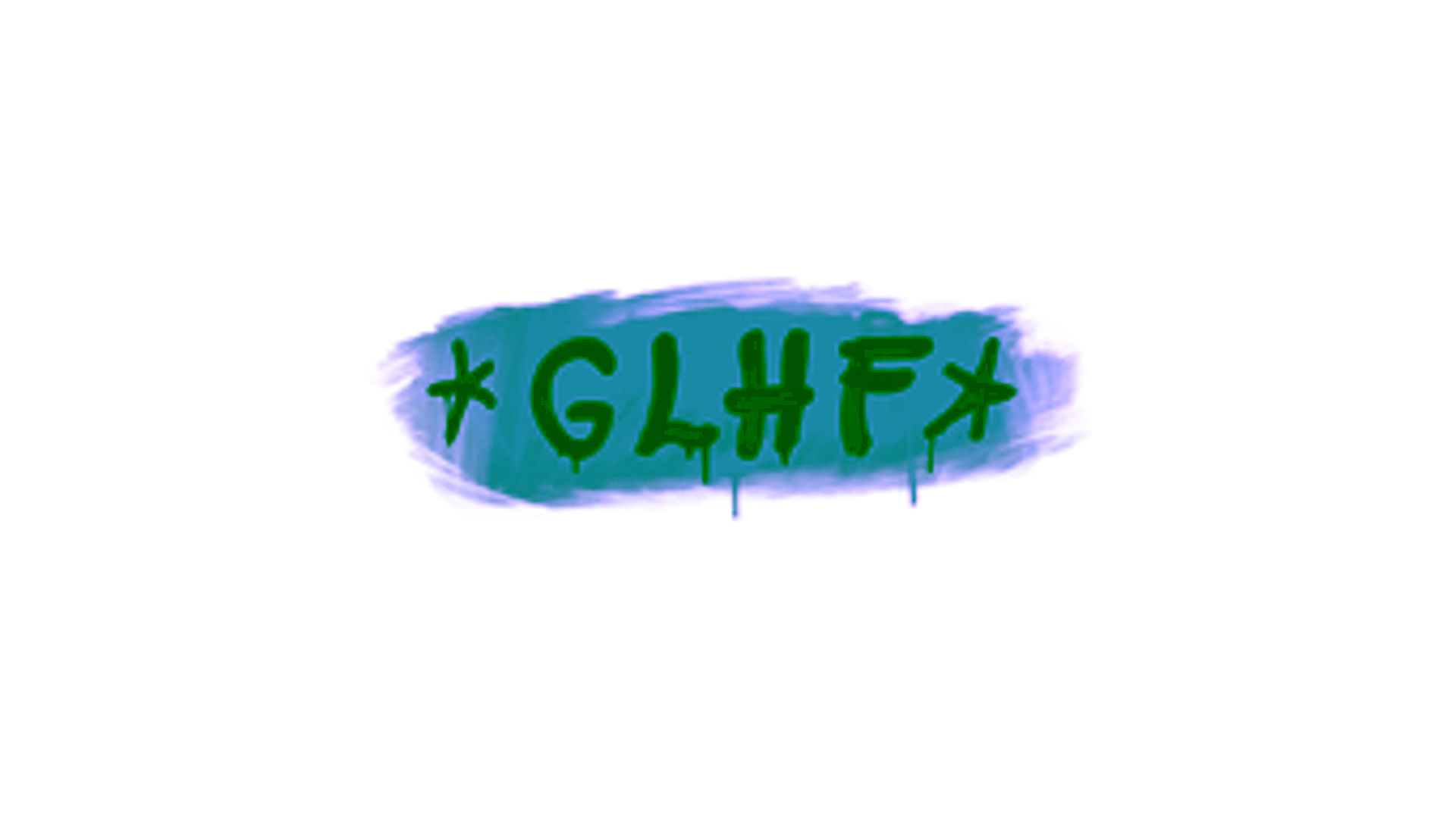 Display for Sealed Graffiti | GLHF (Monarch Blue)