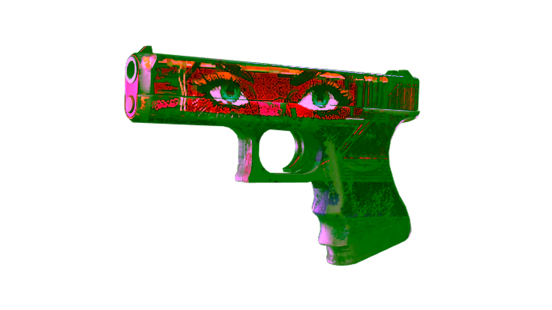 Display for StatTrak™ Glock-18 | Vogue (Battle-Scarred)