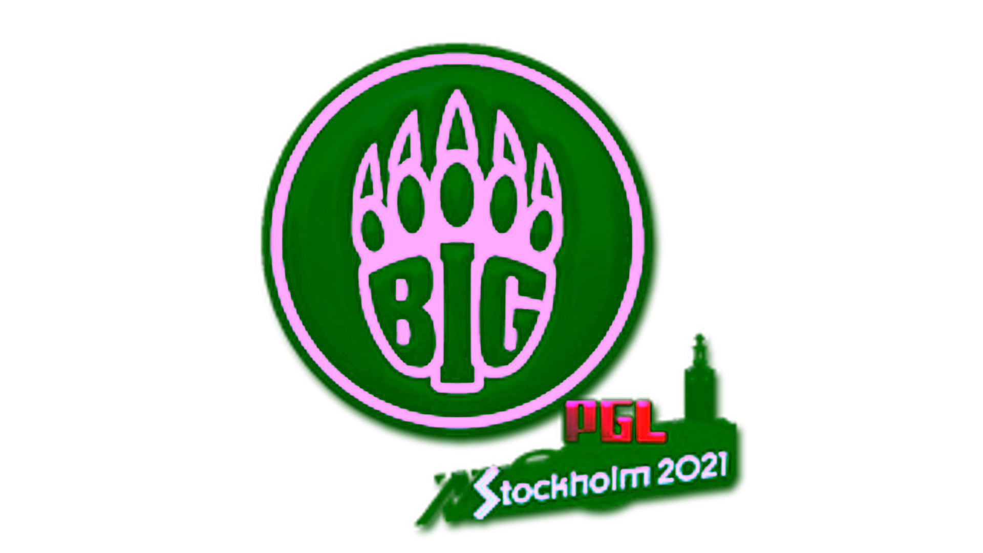 Display for Sticker | BIG (Foil) | Stockholm 2021