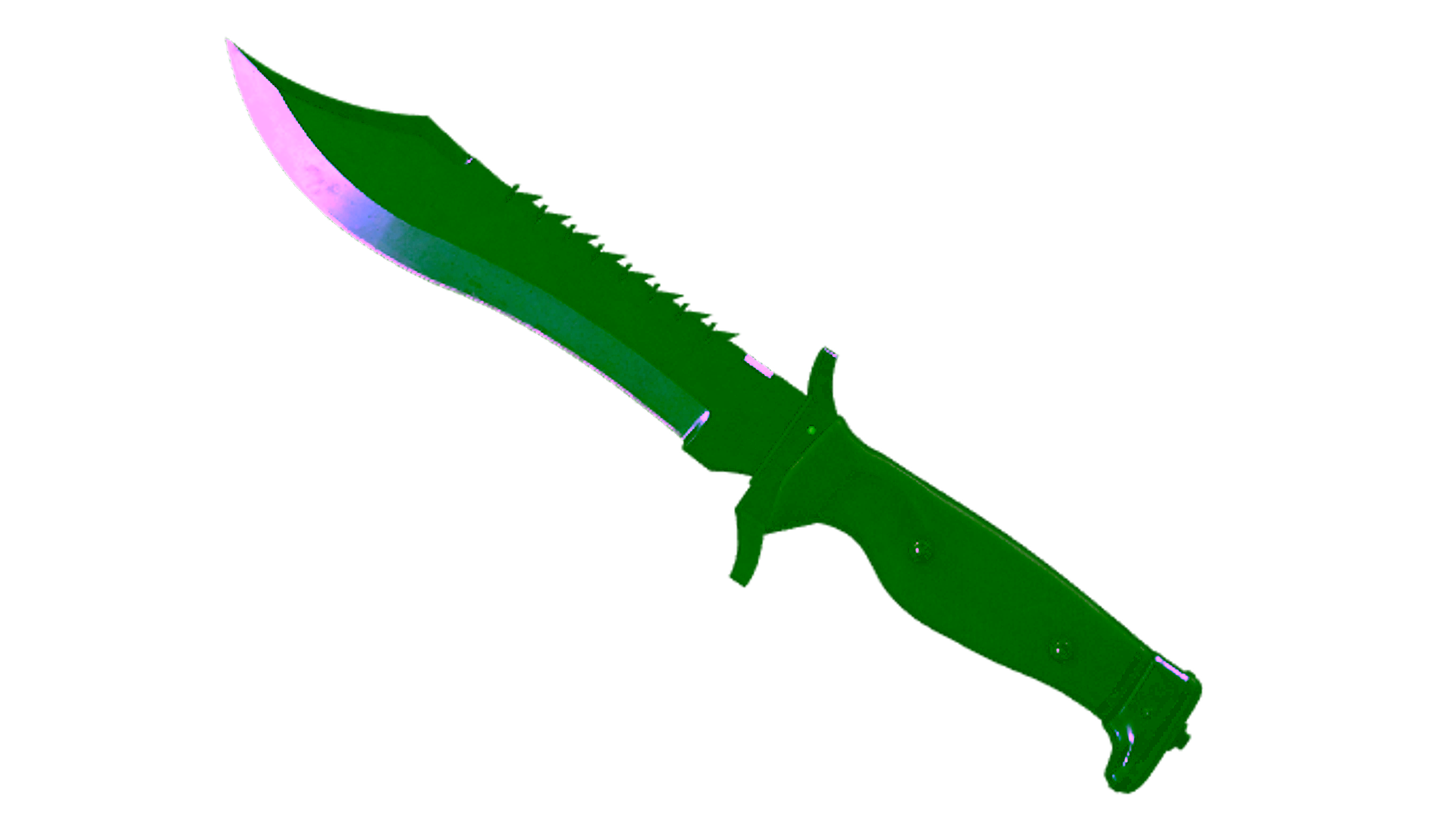 Wyświetl dla ★ StatTrak™ Bowie Knife | Blue Steel (Battle-Scarred)
