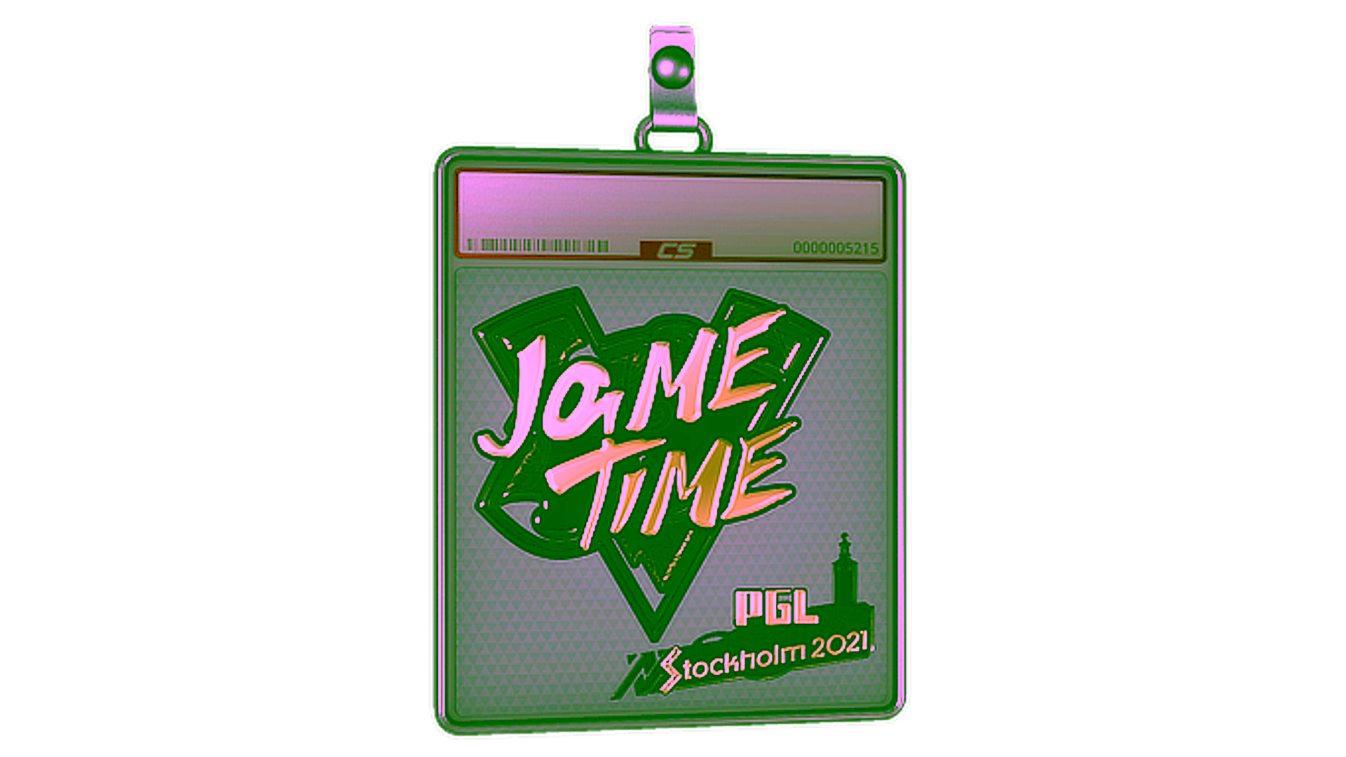 Display for Sticker Slab | Jame (Gold) | Stockholm 2021