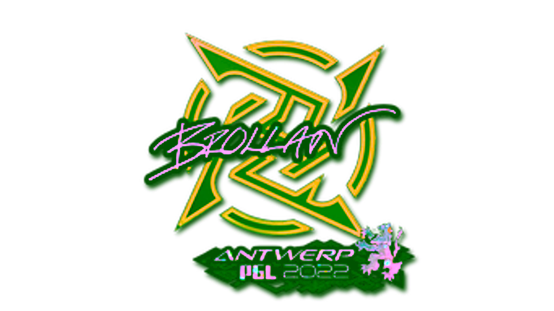 Display for Sticker | Brollan (Glitter) | Antwerp 2022