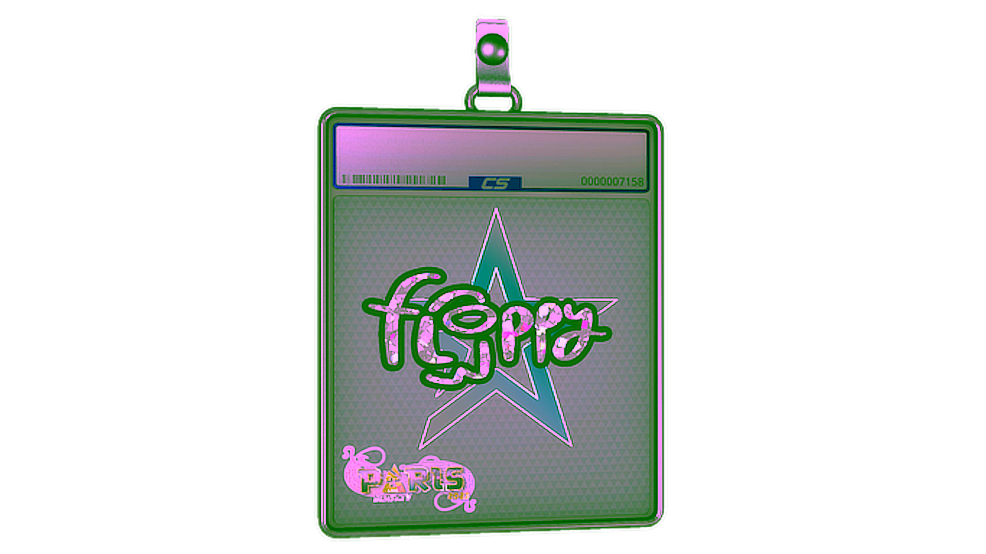 Visar för Sticker Slab | floppy (Glitter) | Paris 2023