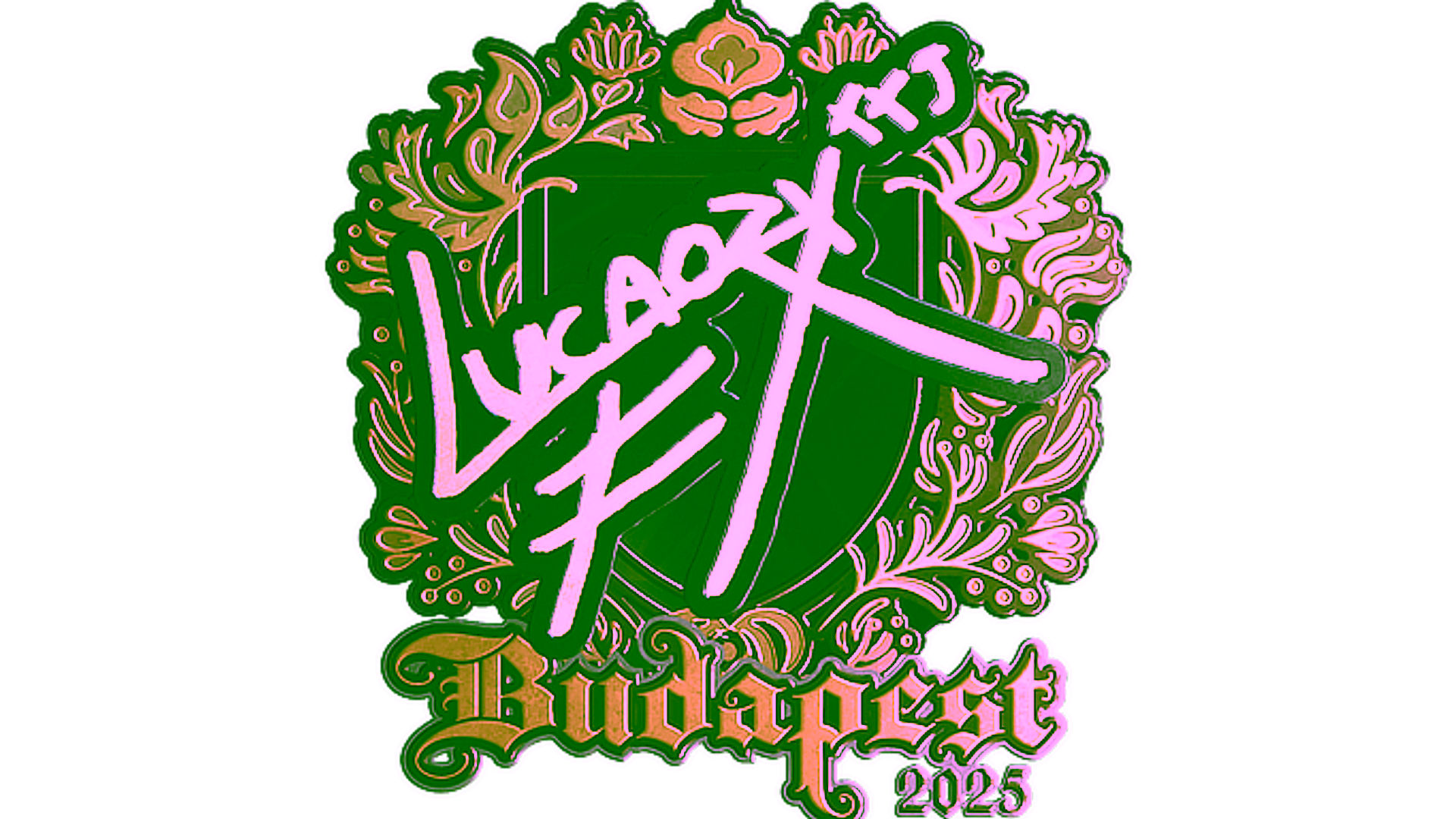Display for Sticker | Lucaozy (Gold) | Budapest 2025