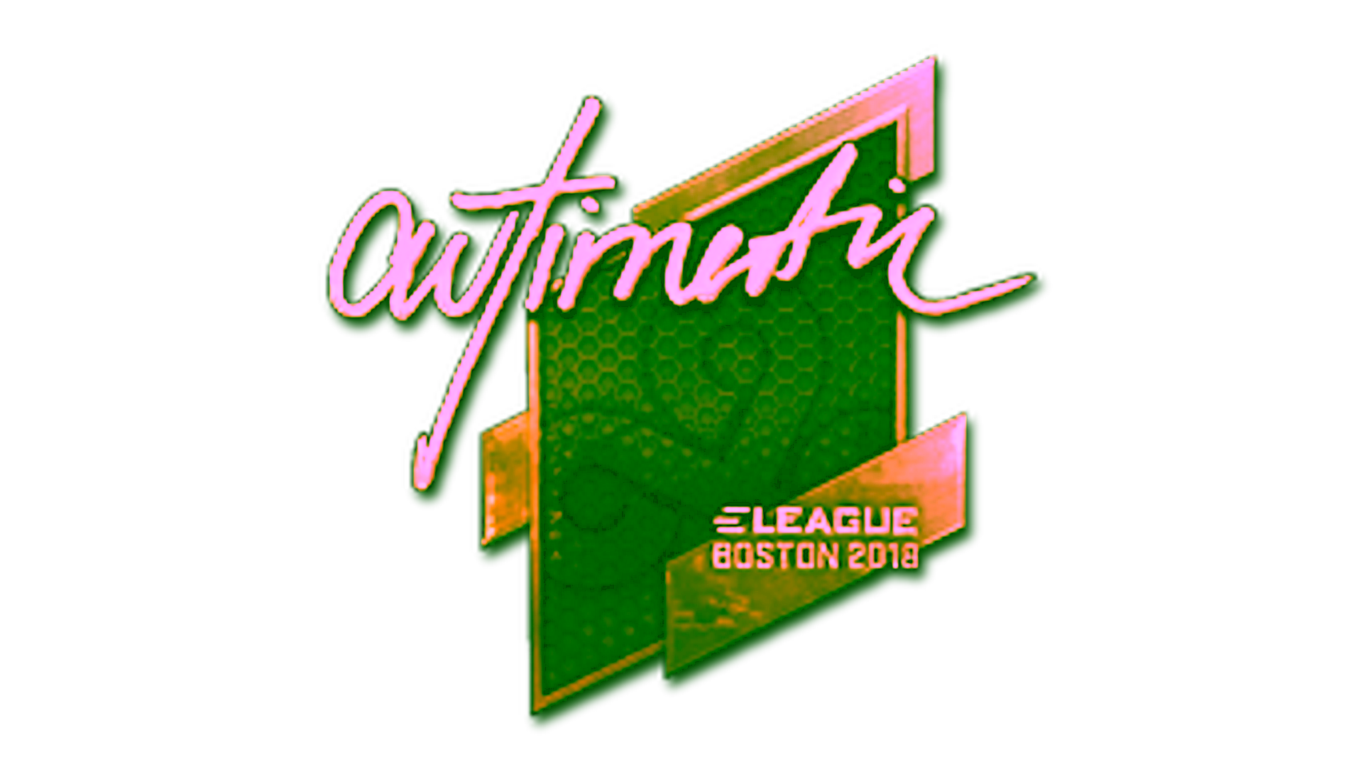 Display for Sticker | autimatic (Gold) | Boston 2018
