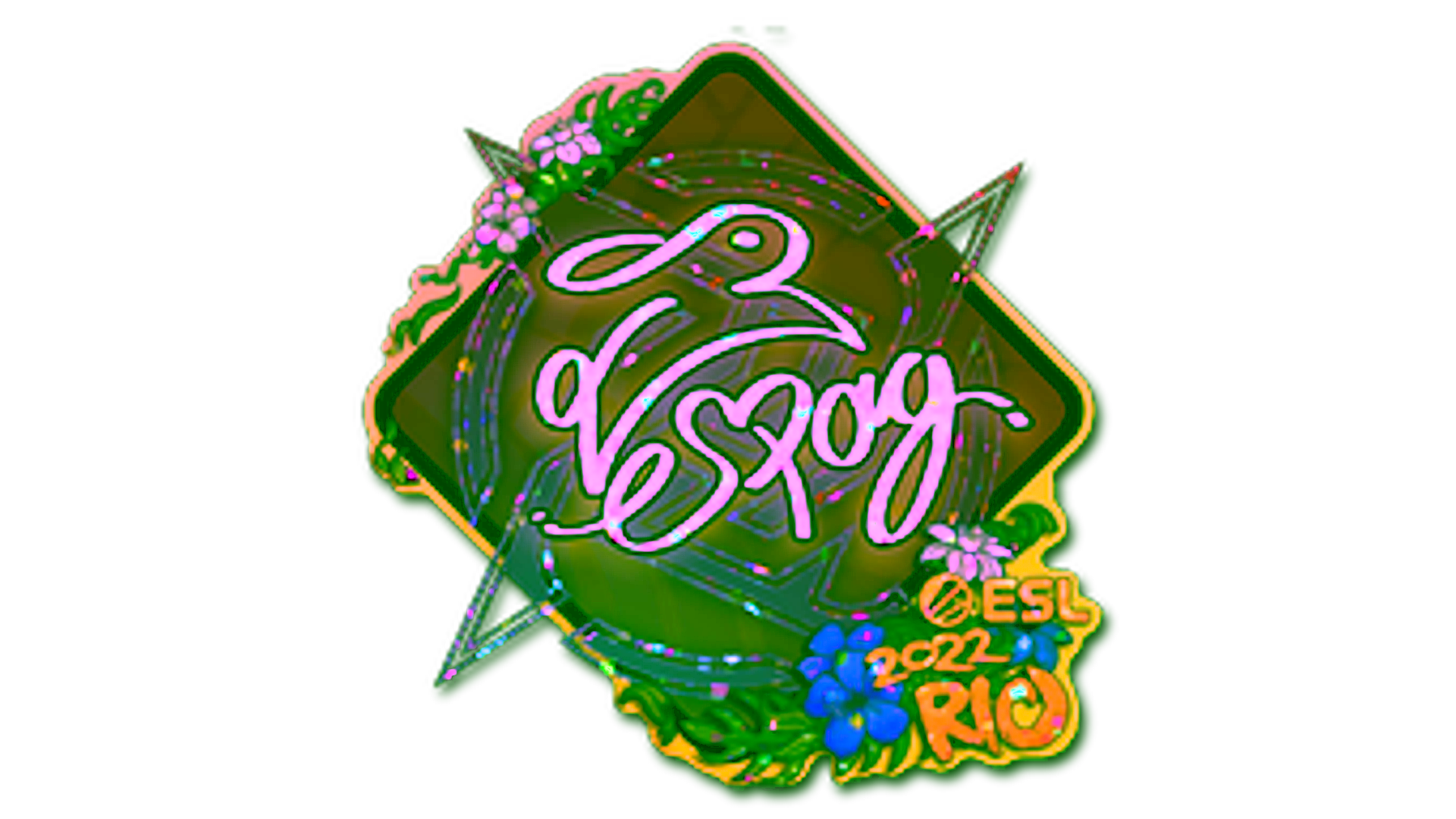 Display for Sticker | es3tag (Glitter) | Rio 2022