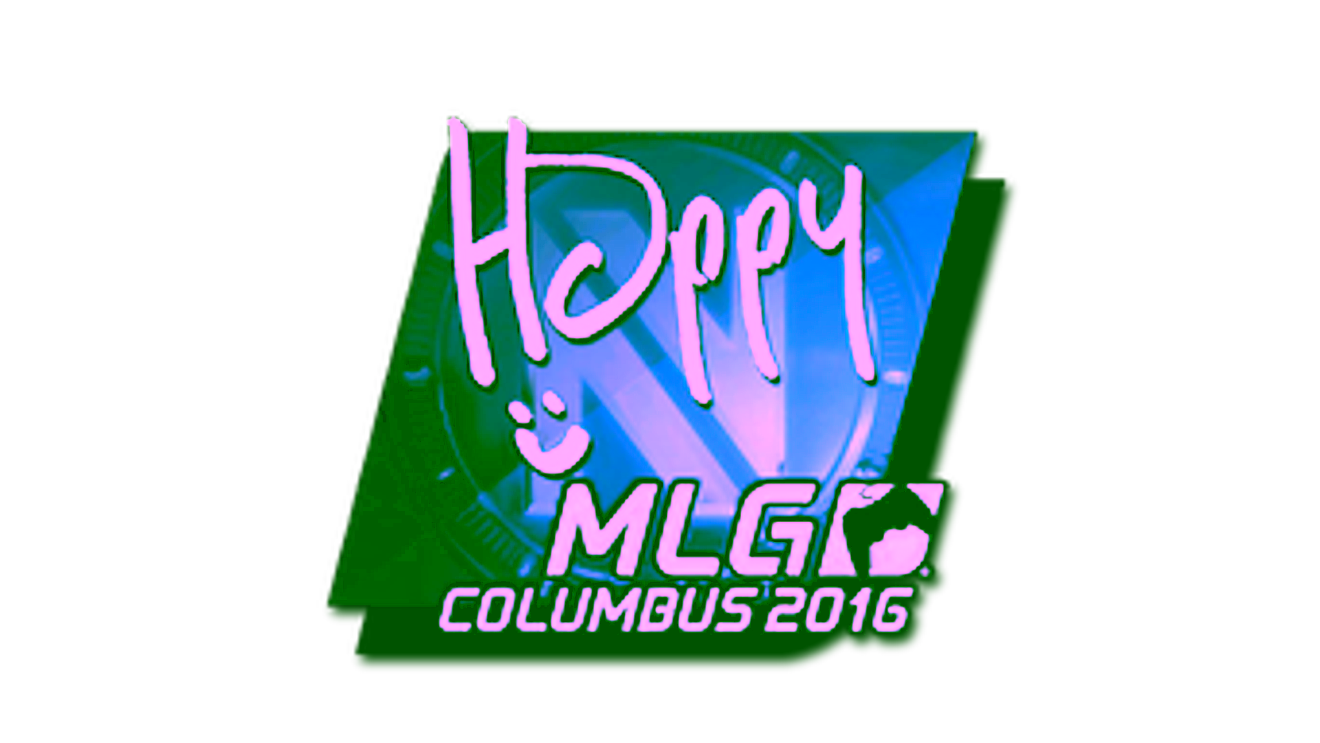 Display for Sticker | Happy (Foil) | MLG Columbus 2016