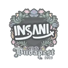 Sticker insani Budapest 2025