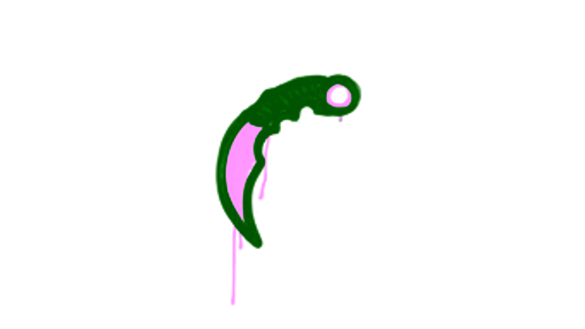 Display for Sealed Graffiti | Karambit (Shark White)