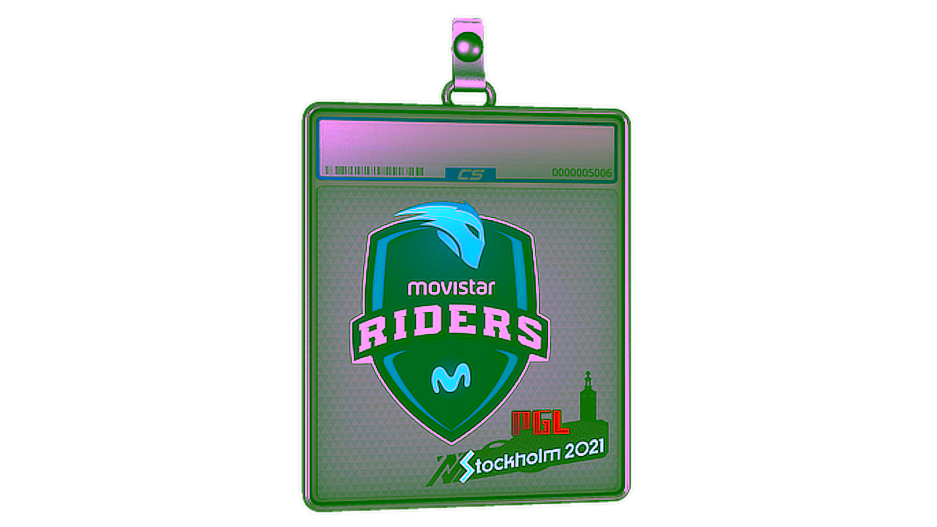 Display for Sticker Slab | Movistar Riders | Stockholm 2021
