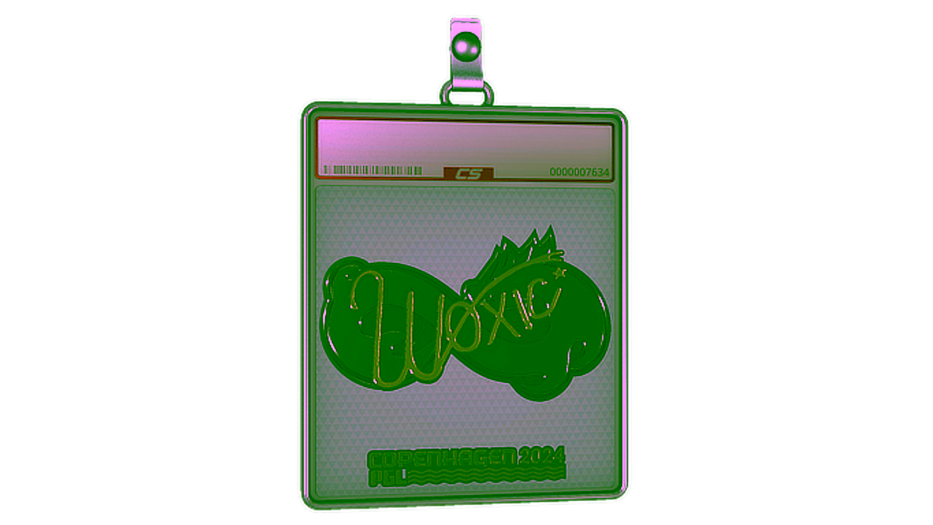 Display for Sticker Slab | woxic (Gold) | Copenhagen 2024