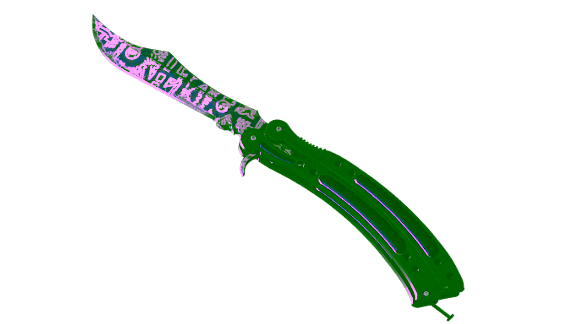 Display for ★ StatTrak™ Butterfly Knife | Freehand (Well-Worn)