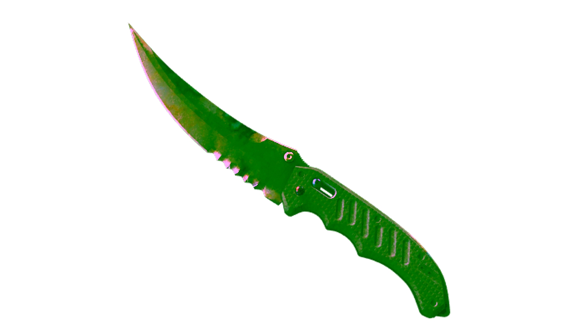 Display for ★ StatTrak™ Flip Knife | Case Hardened (Battle-Scarred)