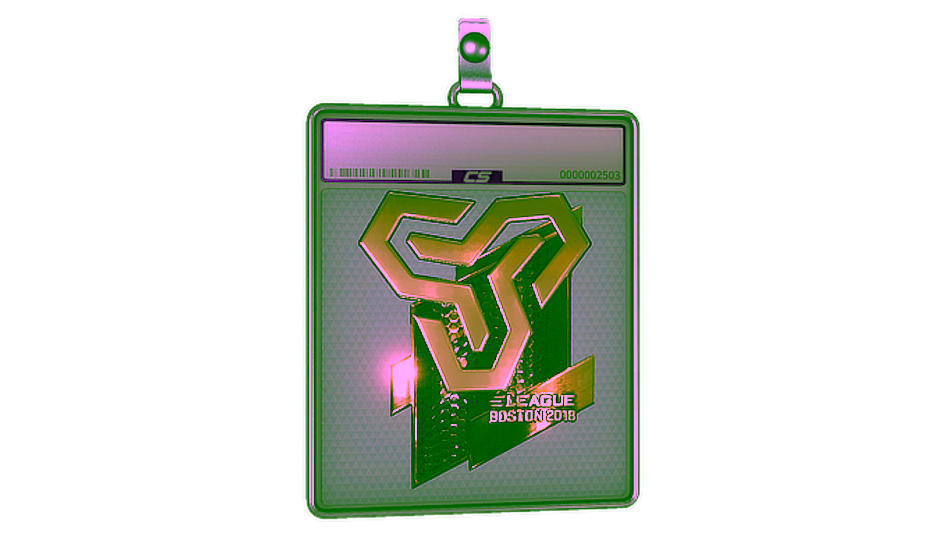 Display for Sticker Slab | Space Soldiers (Gold) | Boston 2018