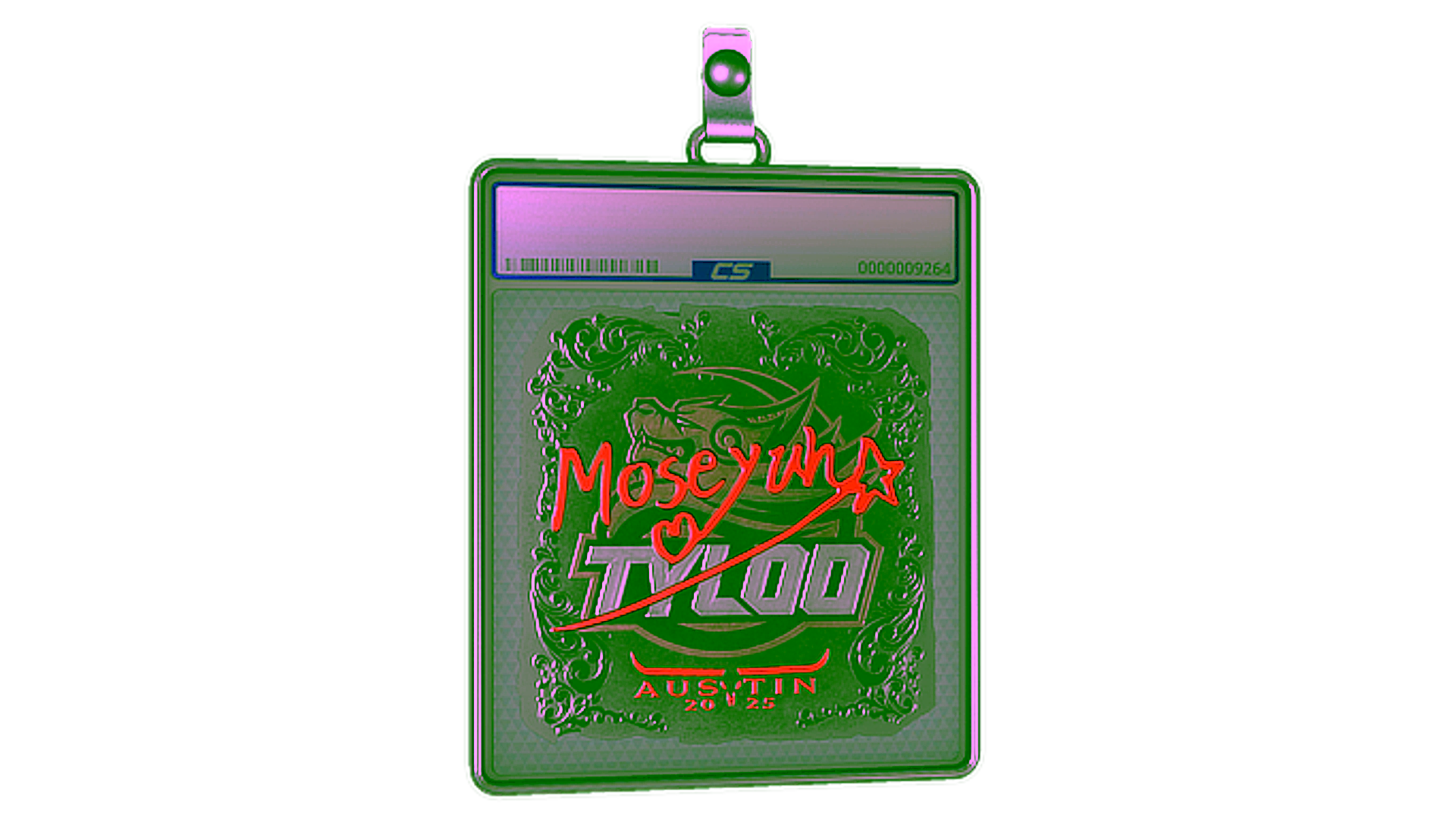 عرض لـ Sticker Slab | Moseyuh (Foil) | Austin 2025