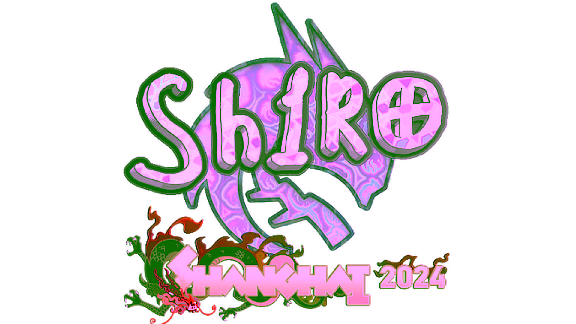 Display for Sticker | sh1ro (Holo) | Shanghai 2024