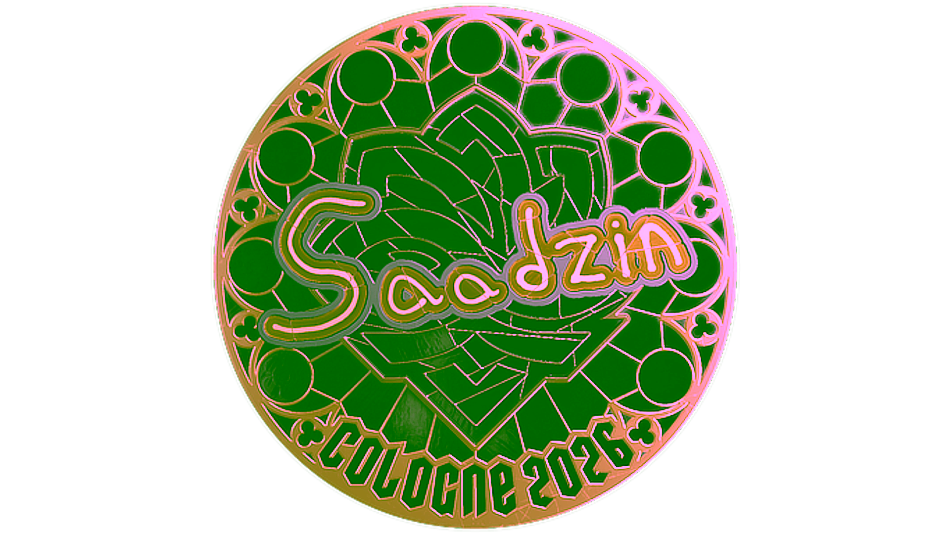 Rodyti Sticker | saadzin (Gold) | Cologne 2026