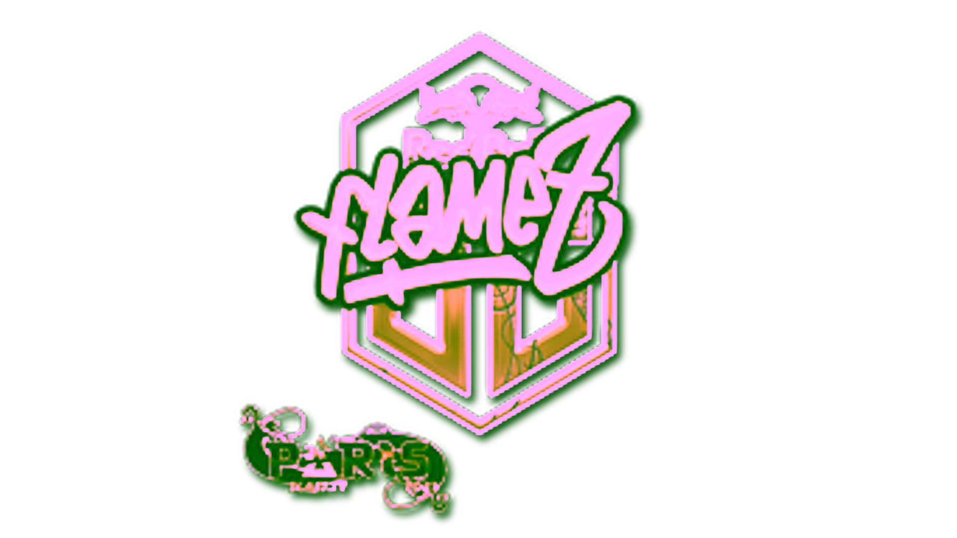 Дисплей для Sticker | FlameZ (Gold) | Paris 2023