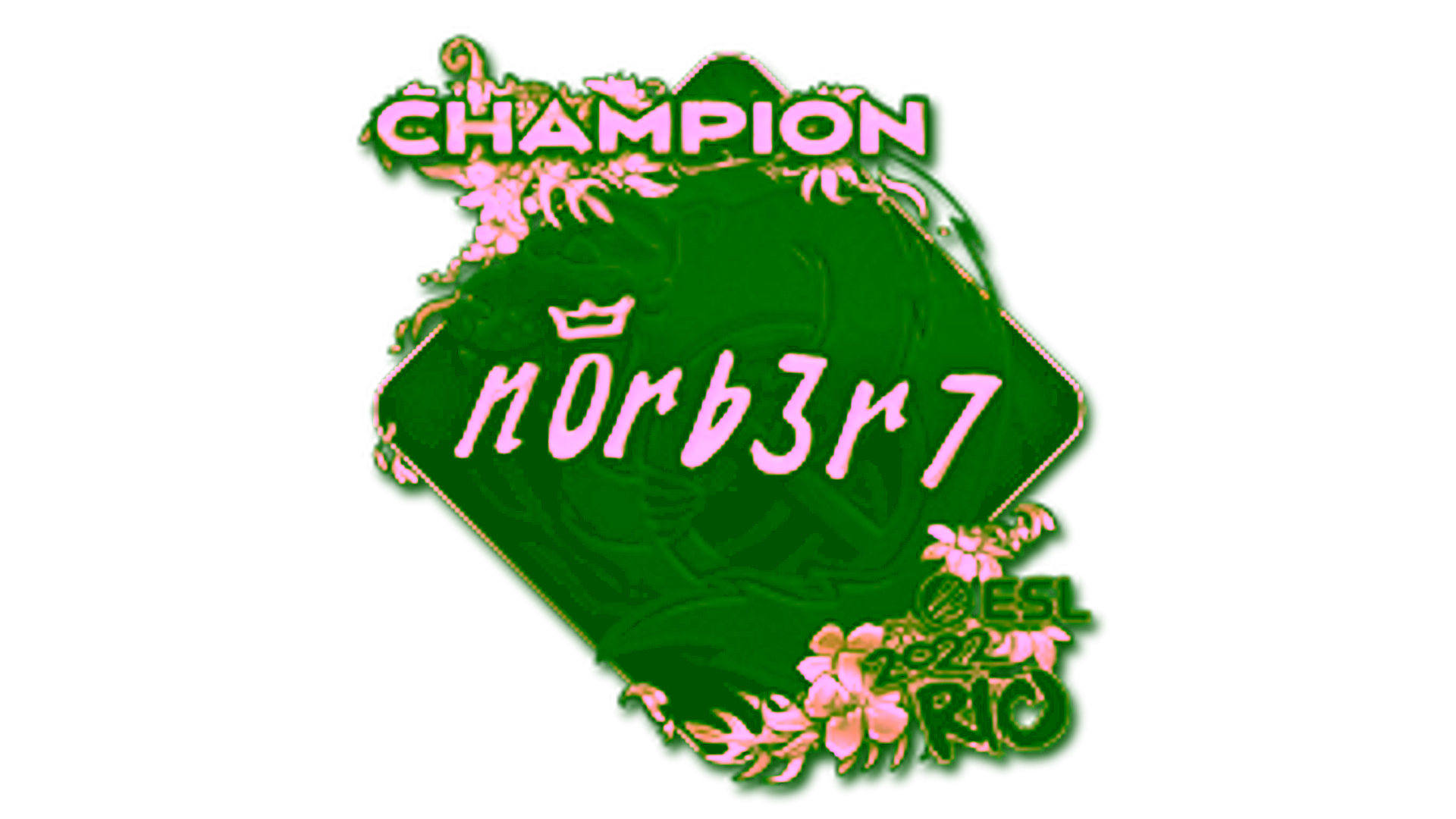 Дисплей для Sticker | n0rb3r7 (Gold, Champion) | Rio 2022