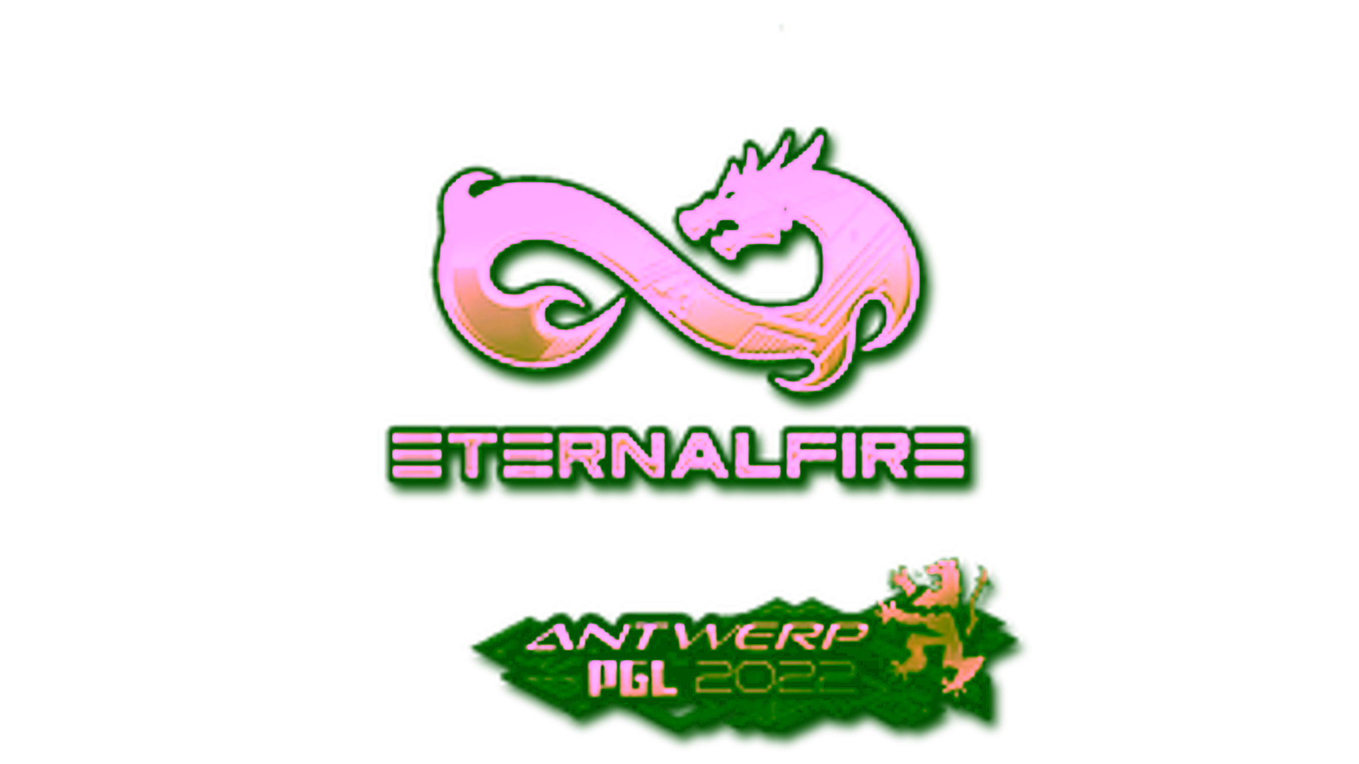 Display for Sticker | Eternal Fire (Gold) | Antwerp 2022