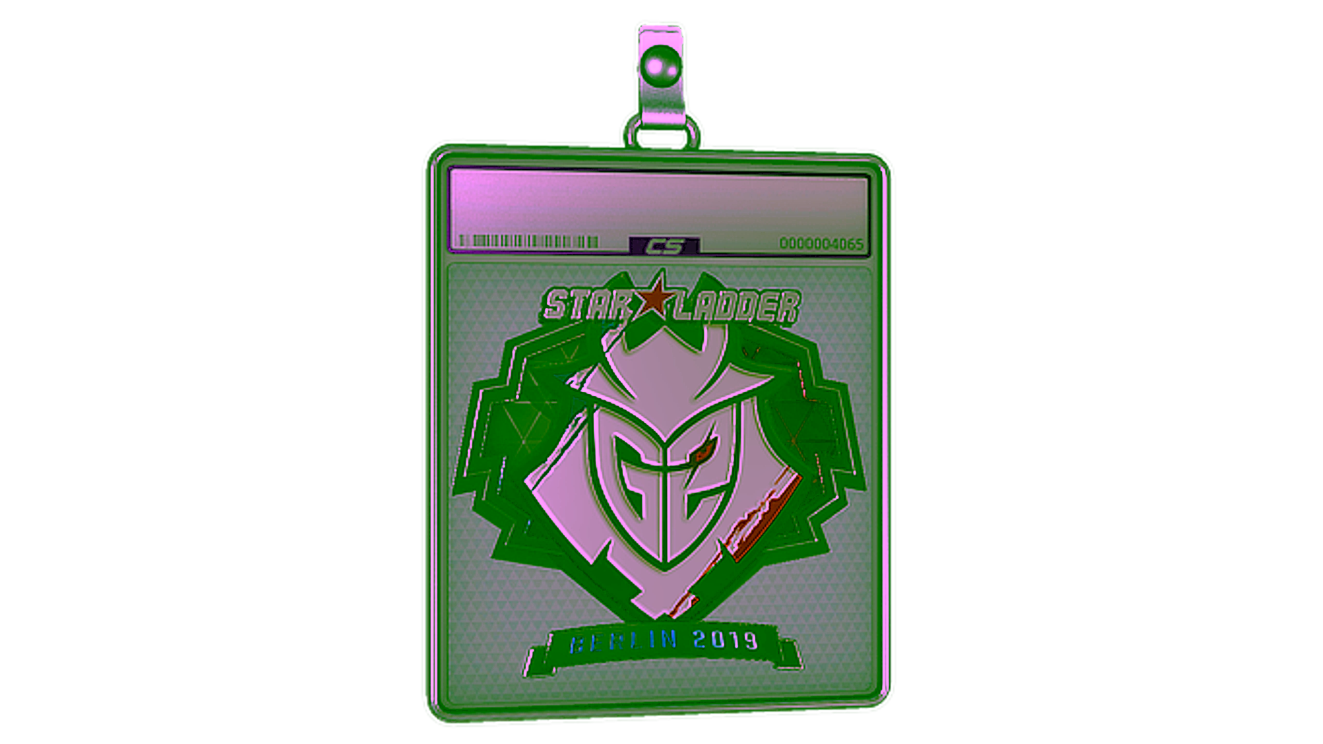 Display for Sticker Slab | G2 Esports (Foil) | Berlin 2019