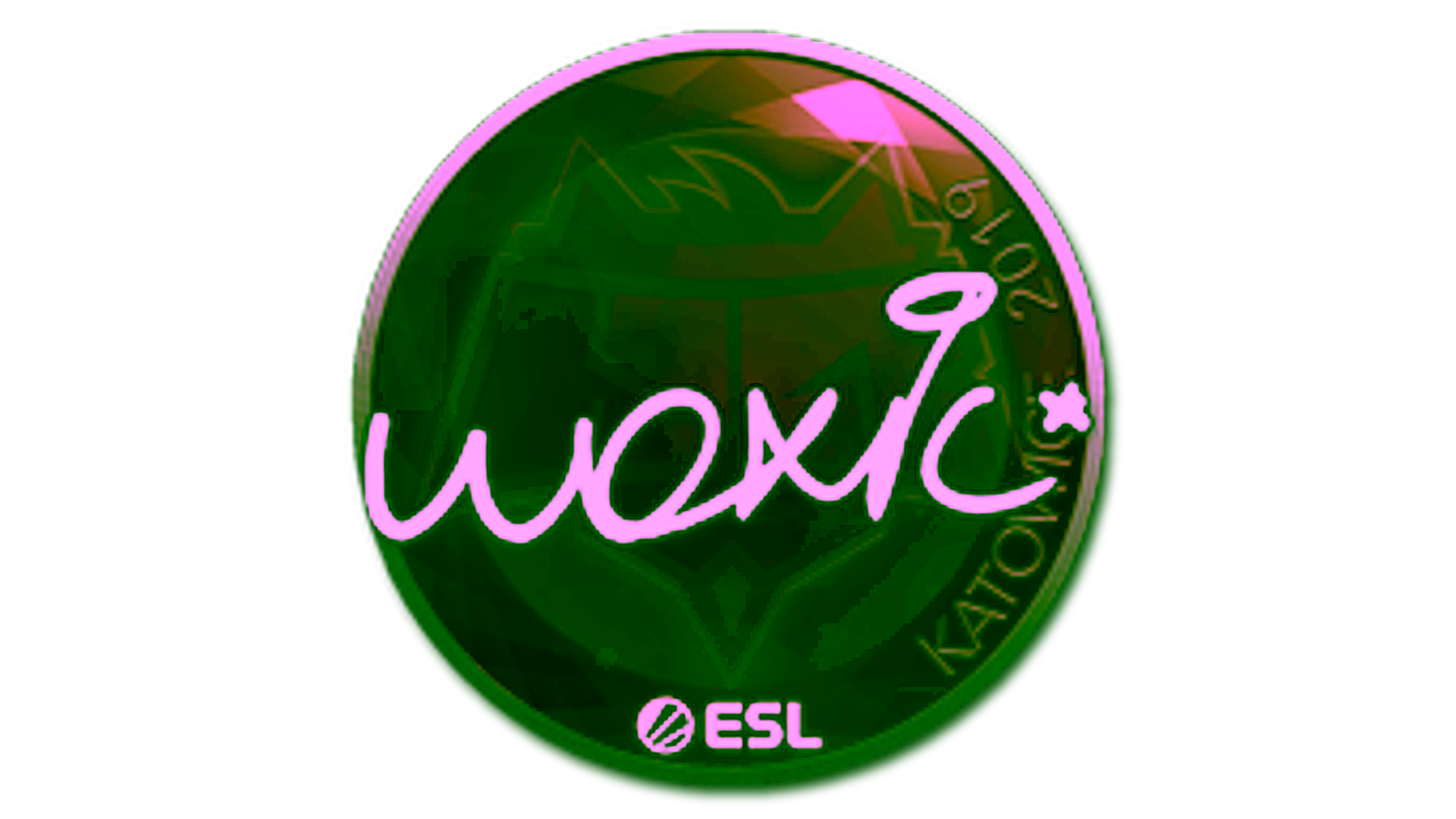 Wyświetl dla Sticker | woxic | Katowice 2019