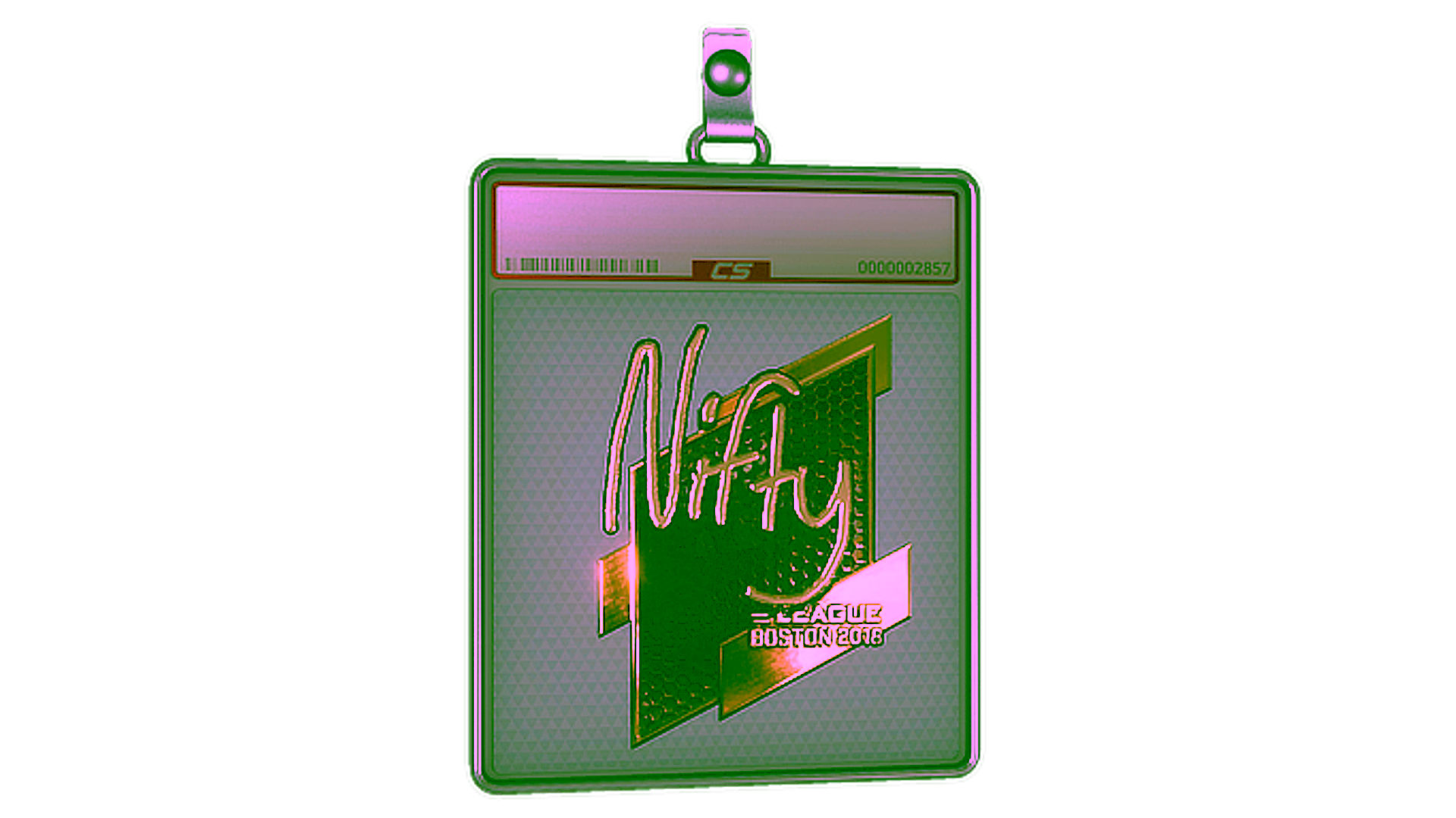 Display for Sticker Slab | Nifty (Gold) | Boston 2018