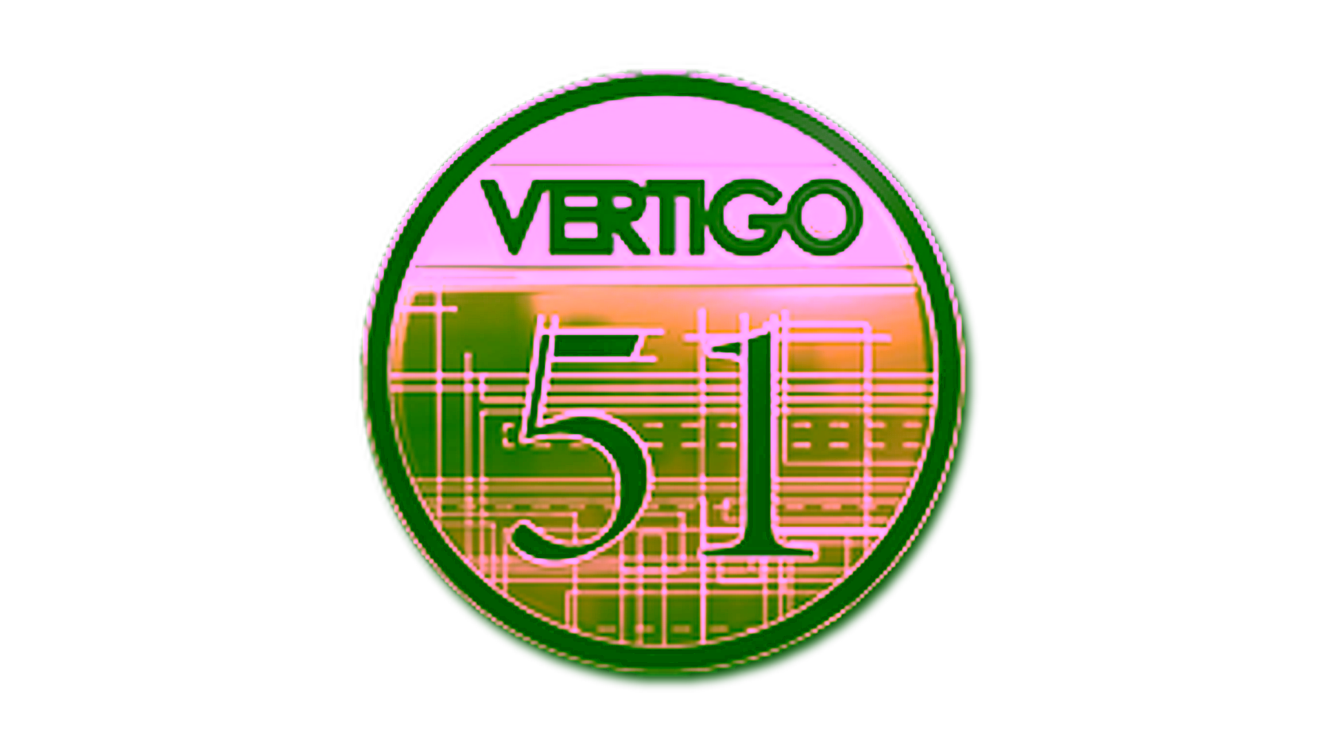 Display for Sticker | Vertigo (Gold)