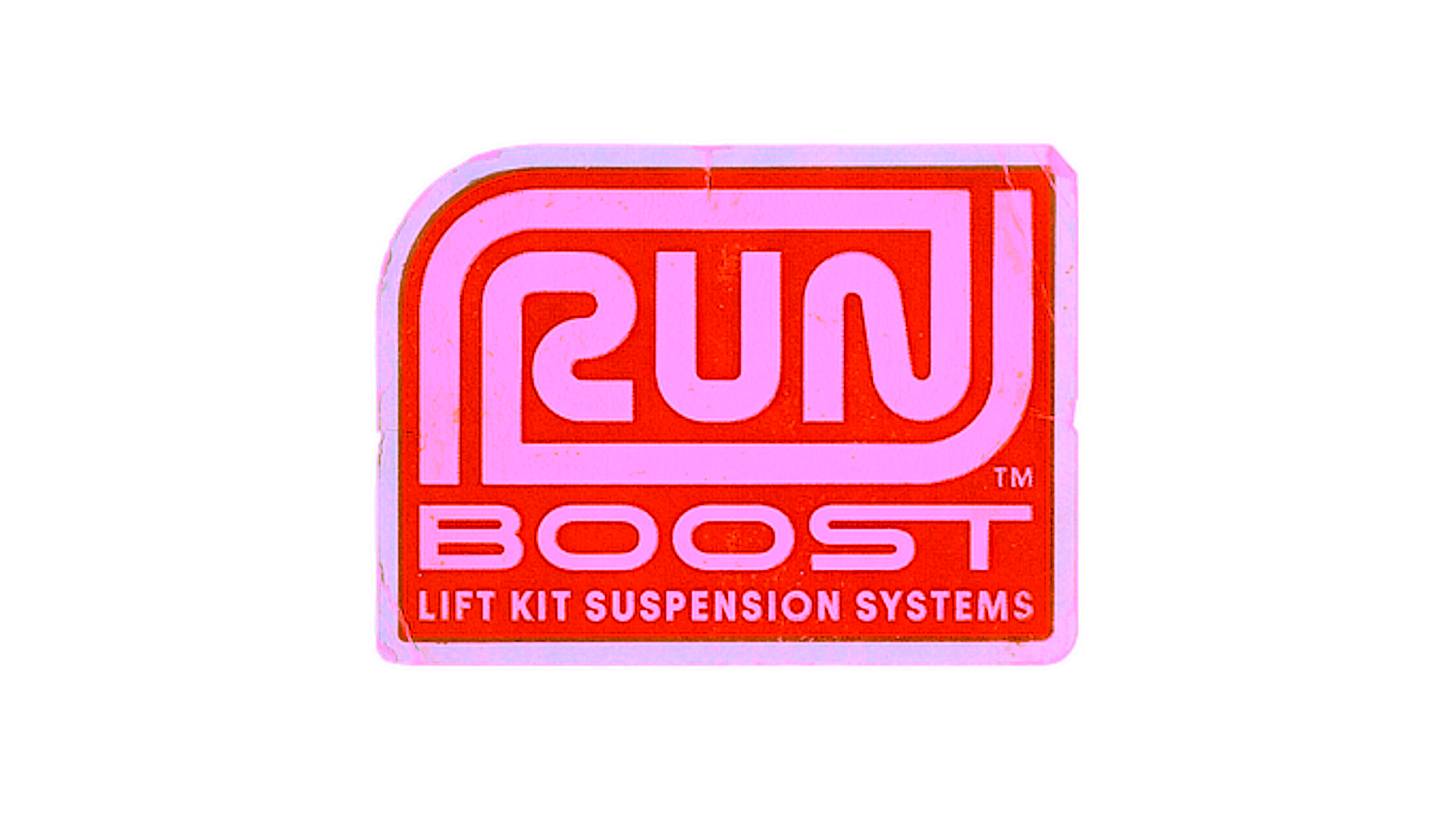 Display for Sticker | Run Boost Lift Kits
