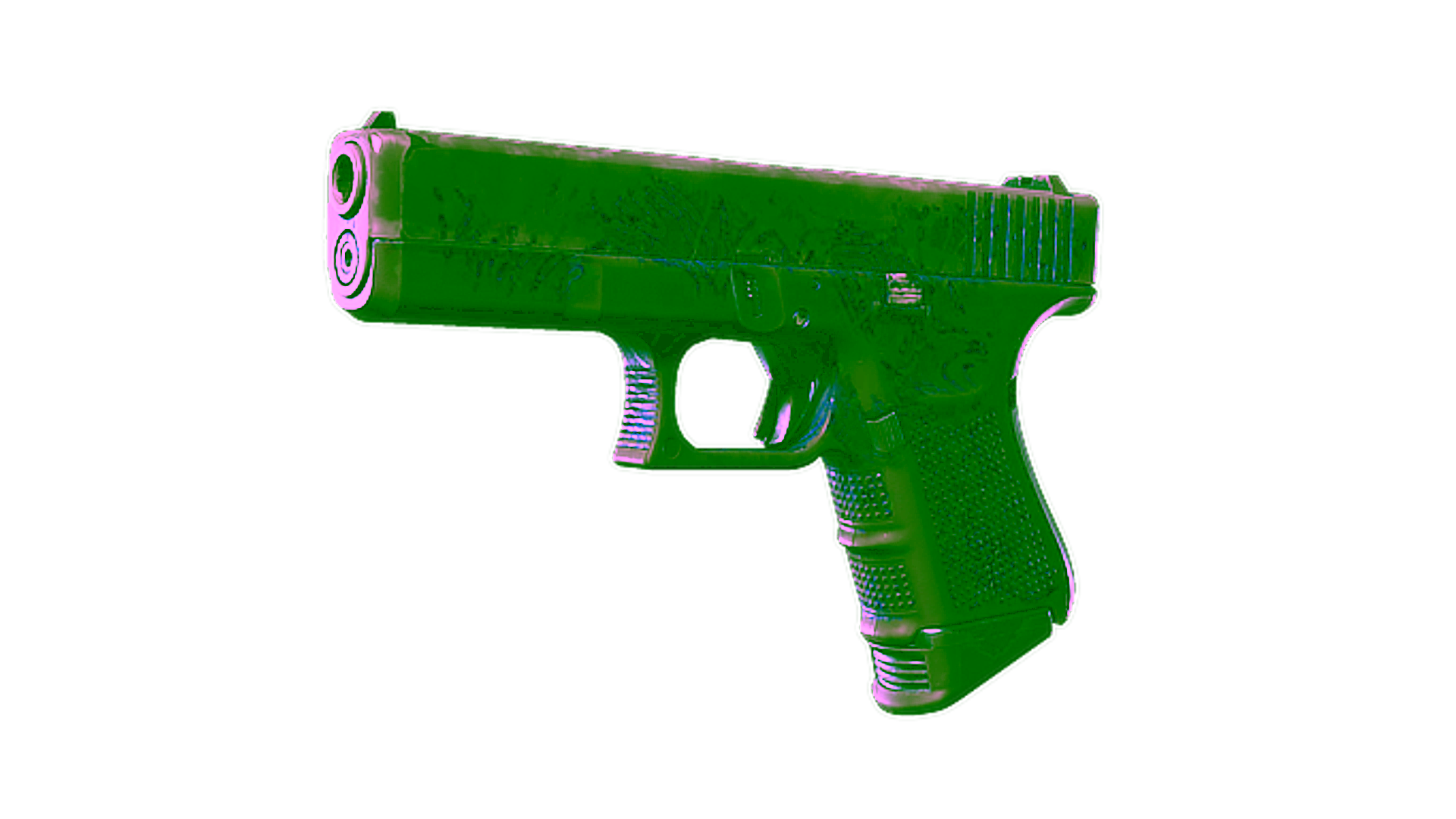 Display for Glock-18 | Ocean Topo (Battle-Scarred)