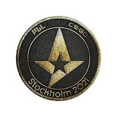 Patch Astralis (Gold) Stockholm 2021