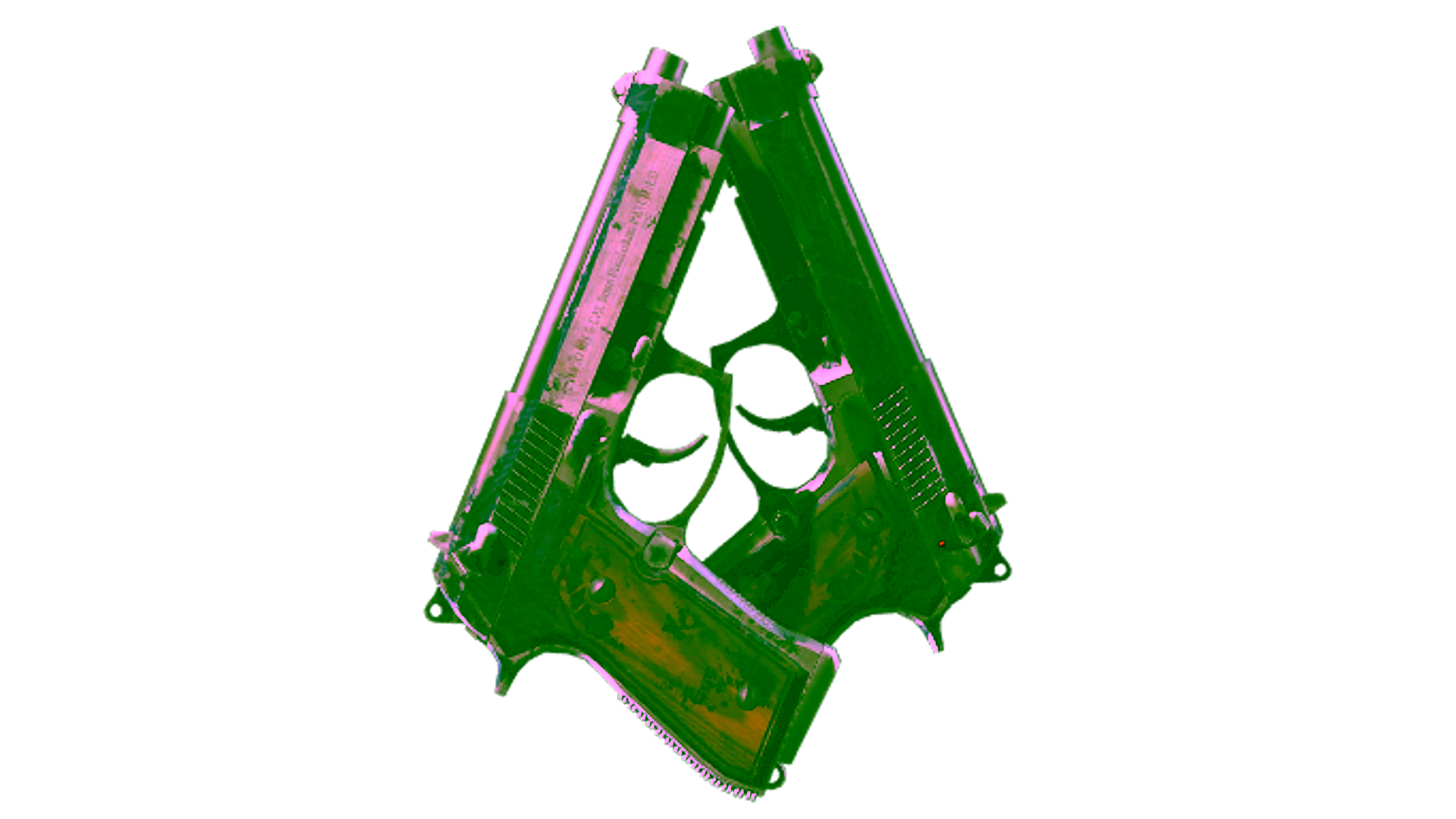 Display for Souvenir Dual Berettas | Moon in Libra (Battle-Scarred)