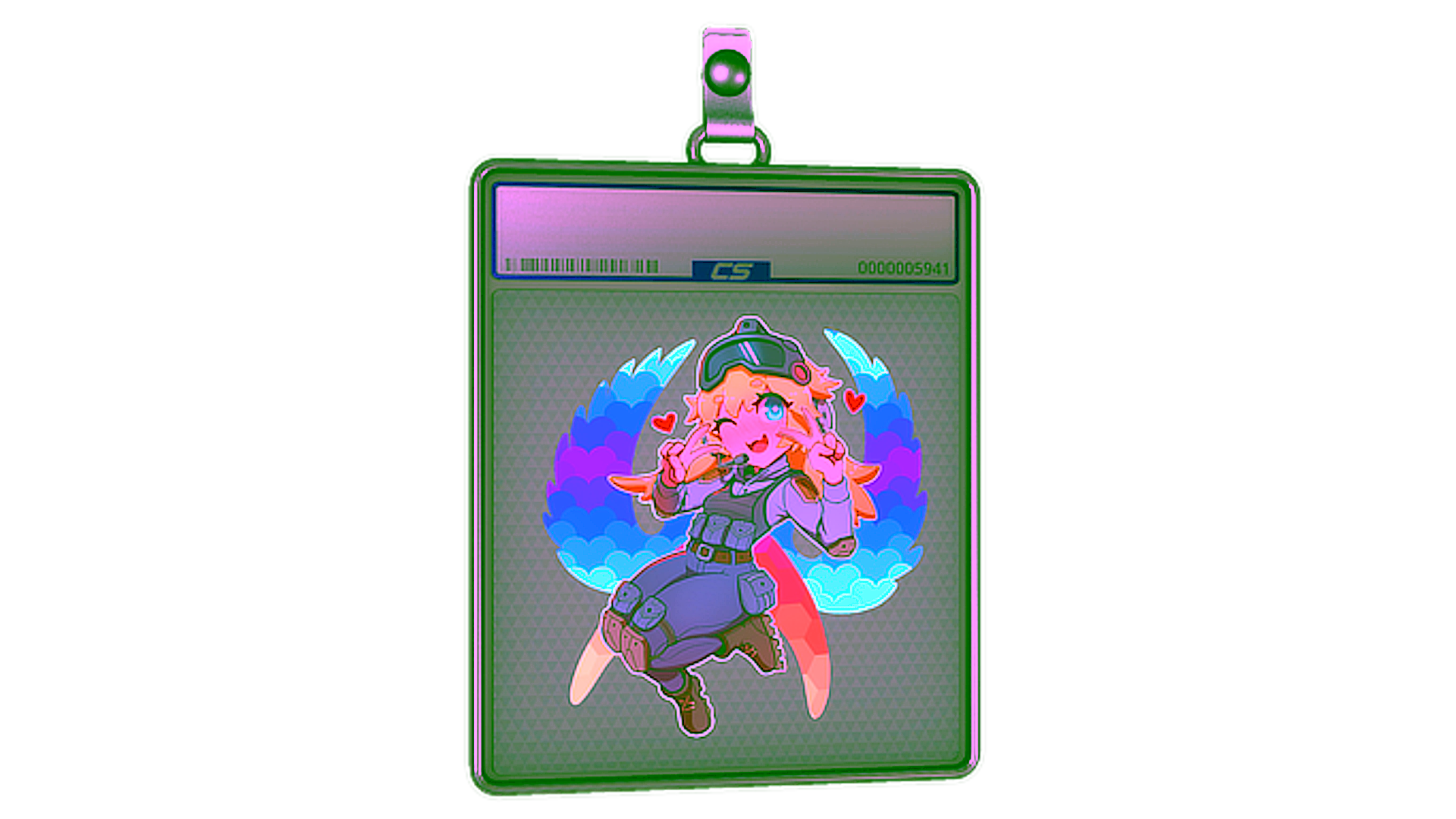 Display for Sticker Slab | Kawaii CT (Holo)