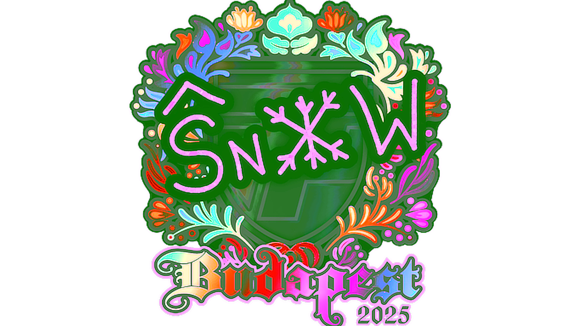 Anzeige für Sticker | snow (Holo) | Budapest 2025