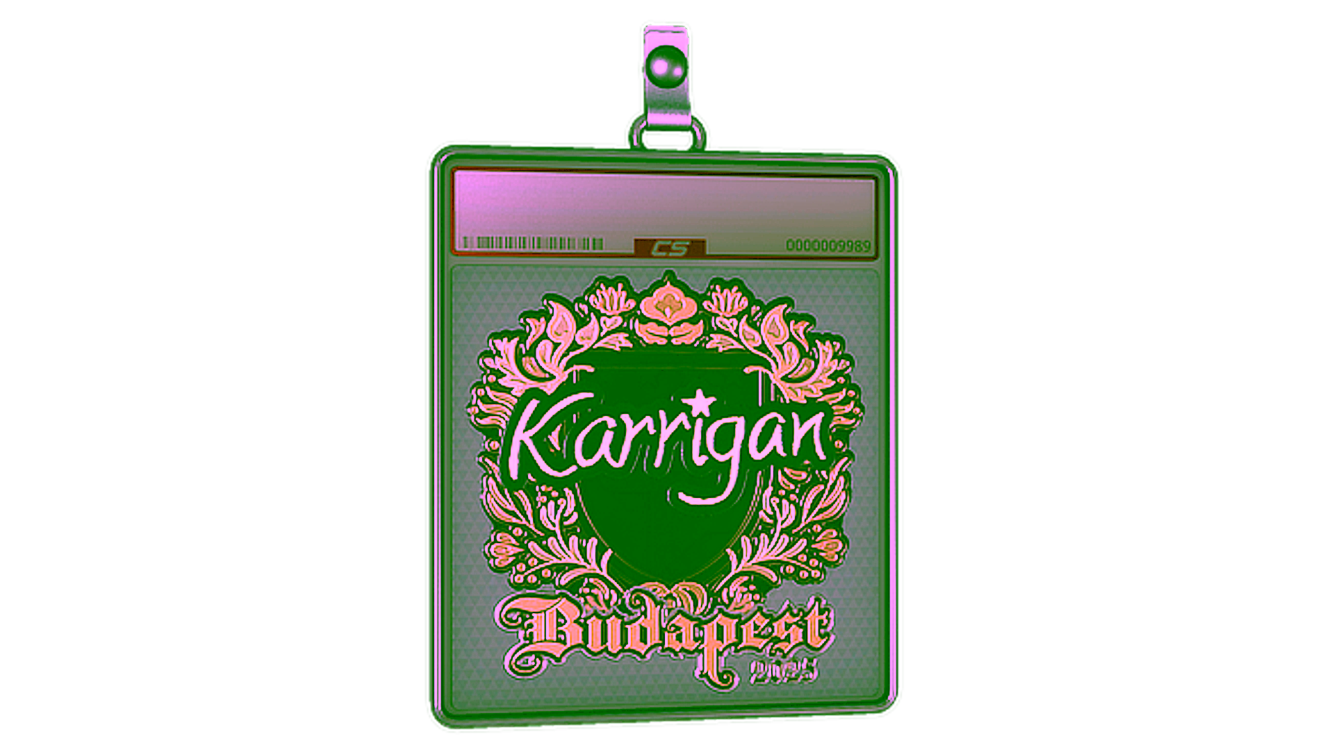 Anzeige für Sticker Slab | karrigan (Gold) | Budapest 2025
