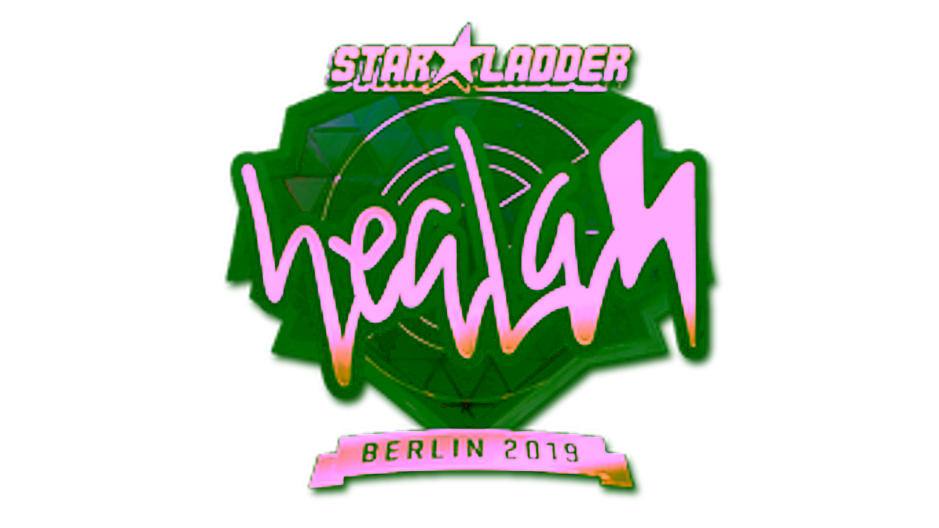 Display for Sticker | neaLaN (Gold) | Berlin 2019
