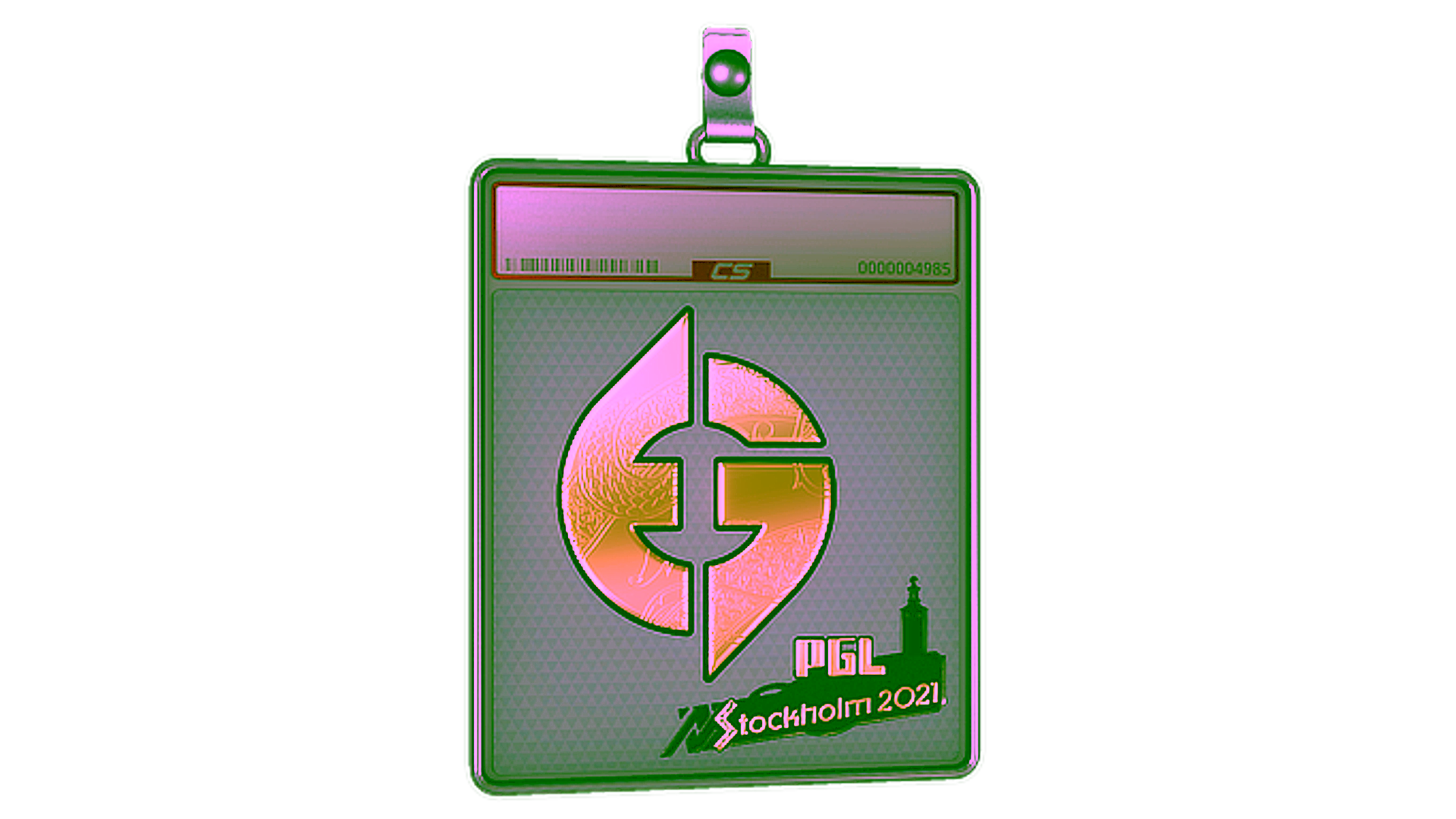 Display for Sticker Slab | Evil Geniuses (Gold) | Stockholm 2021