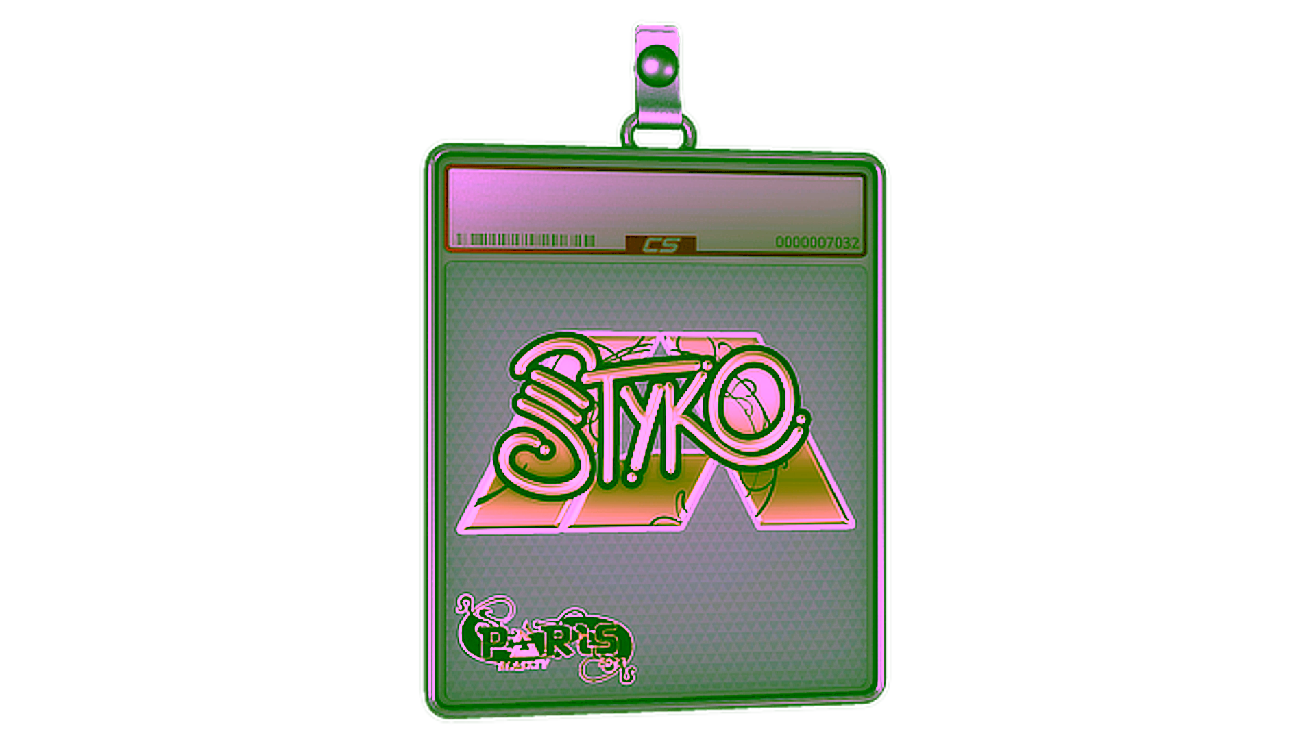 Display for Sticker Slab | STYKO (Gold) | Paris 2023