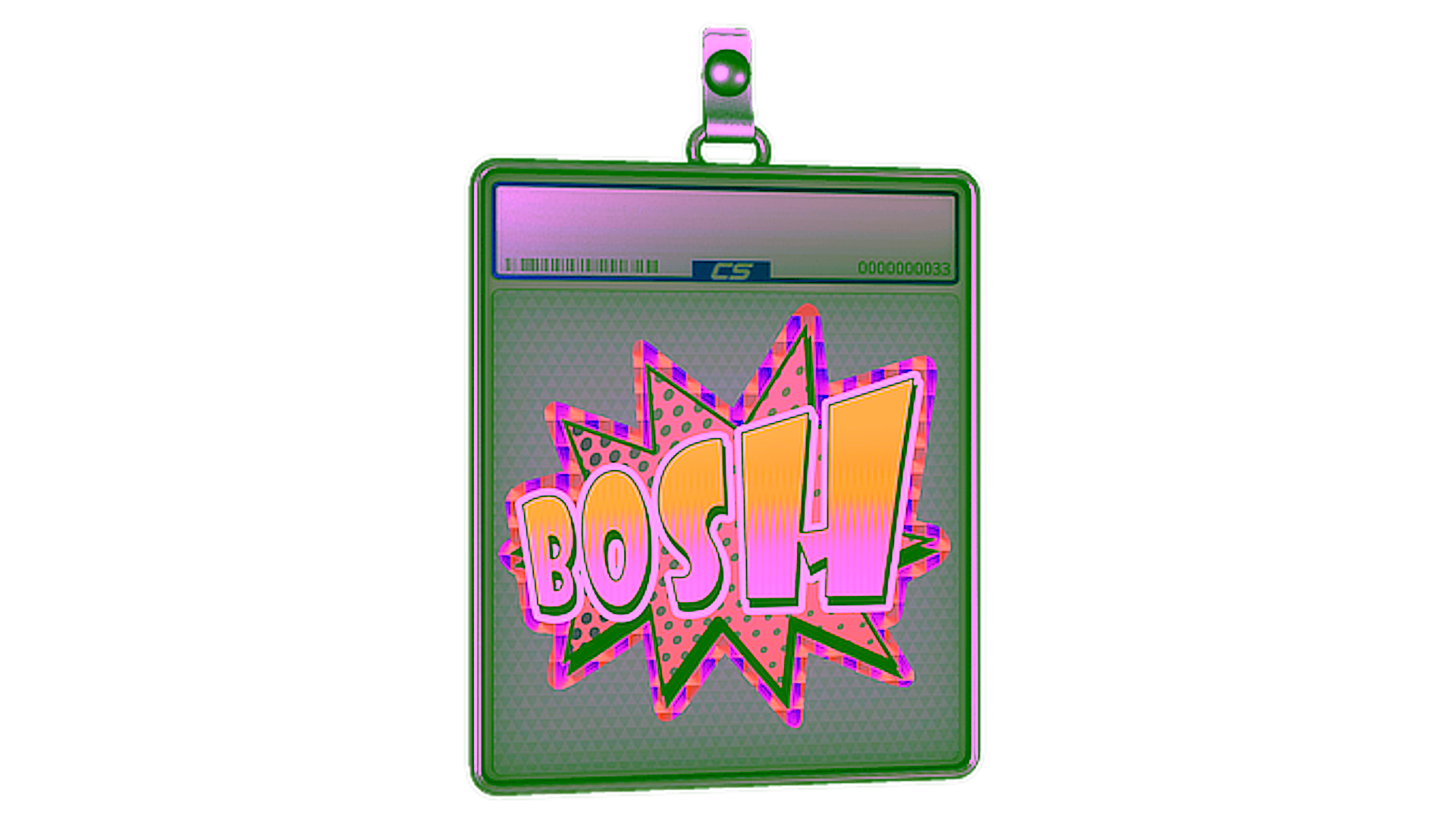 Display for Sticker Slab | Bosh (Holo)