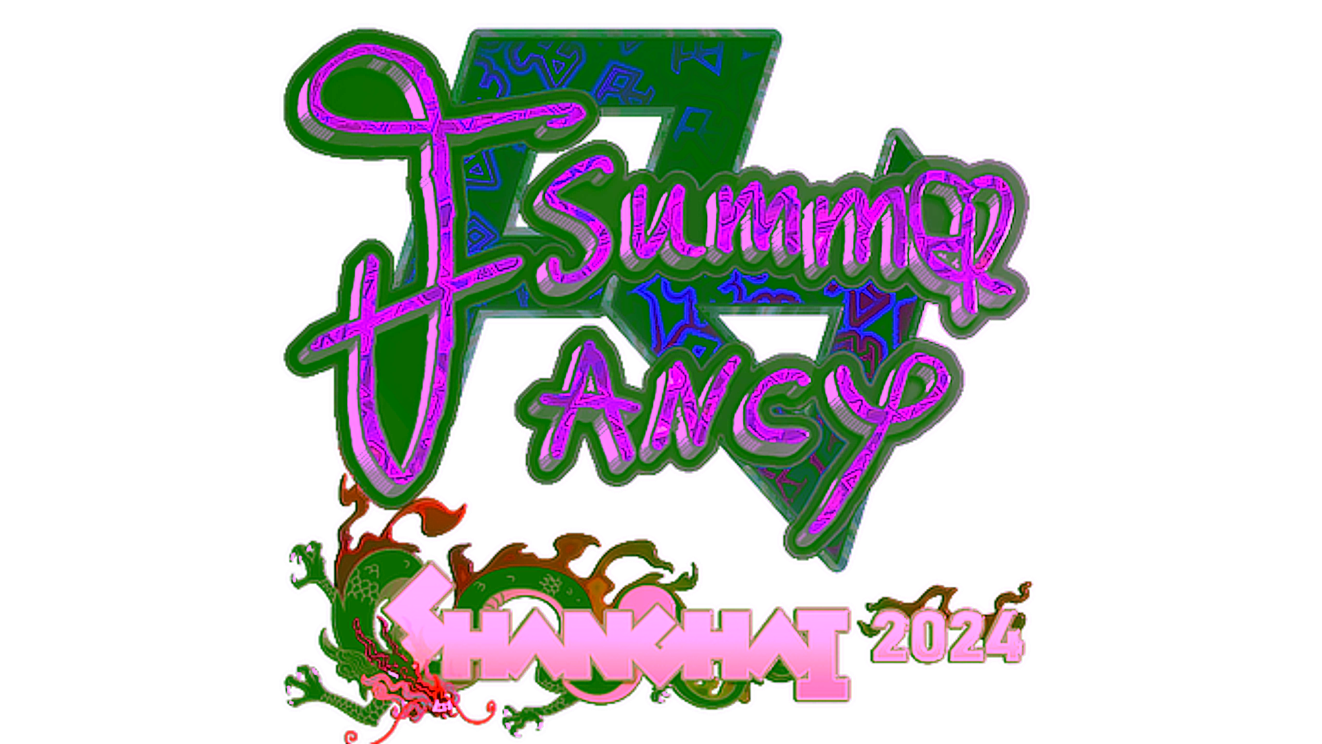 Display for Sticker | Summer (Holo) | Shanghai 2024