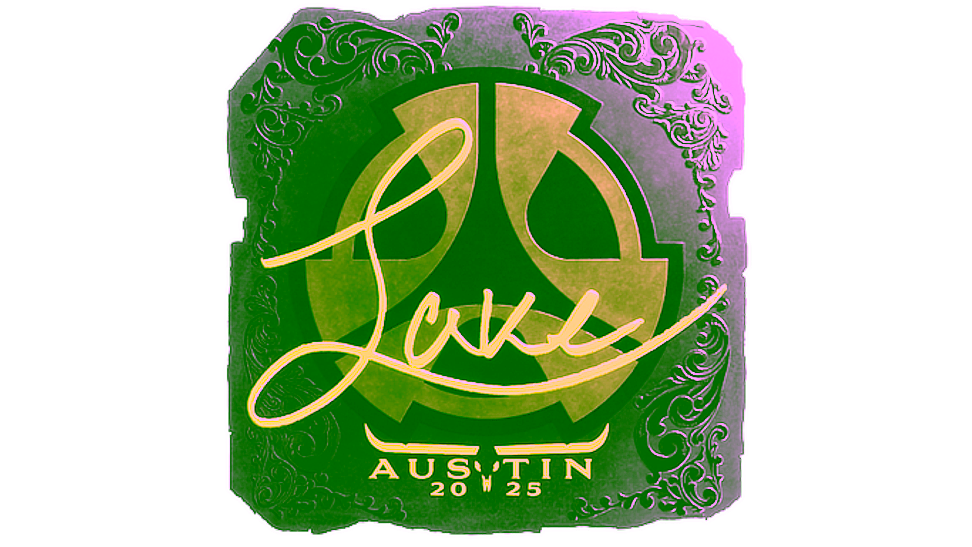 Visar för Sticker | Lake (Foil) | Austin 2025