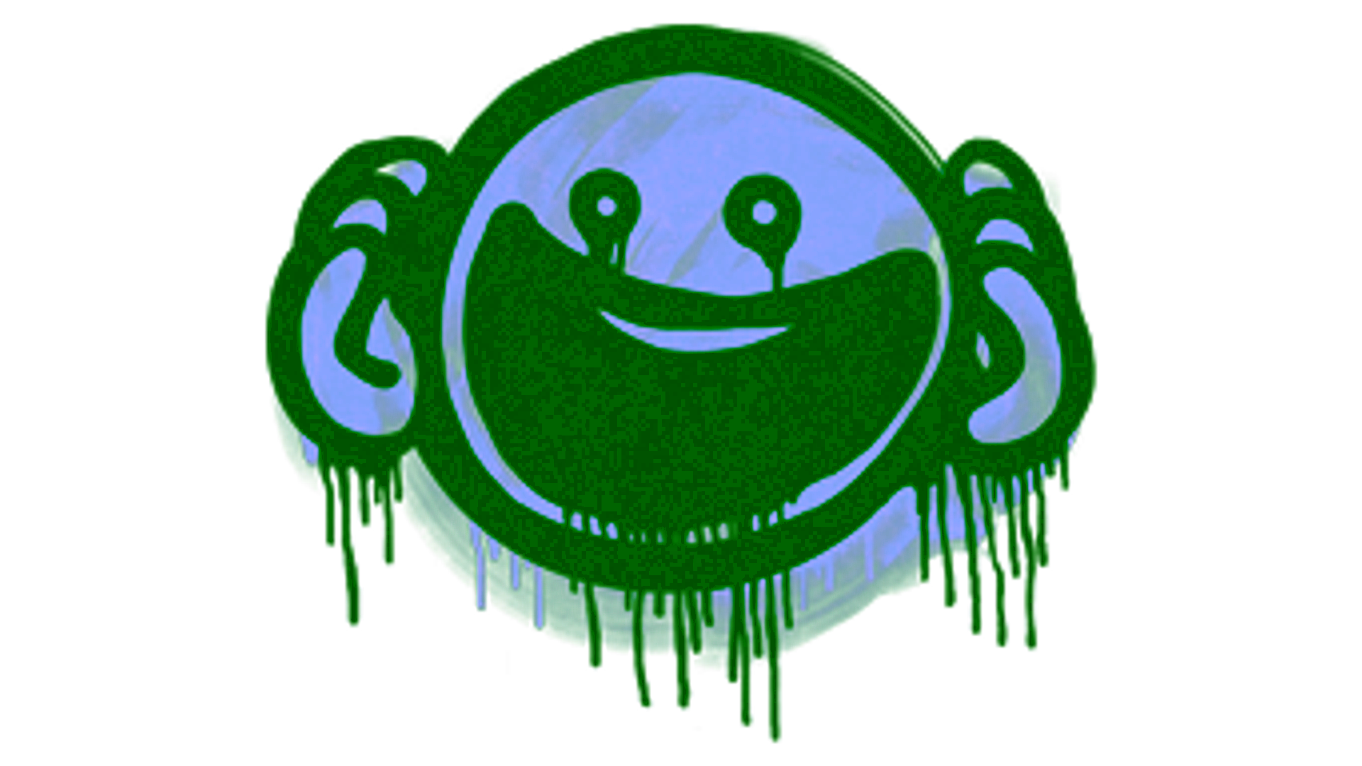 Display for Sealed Graffiti | OMG (Wire Blue)